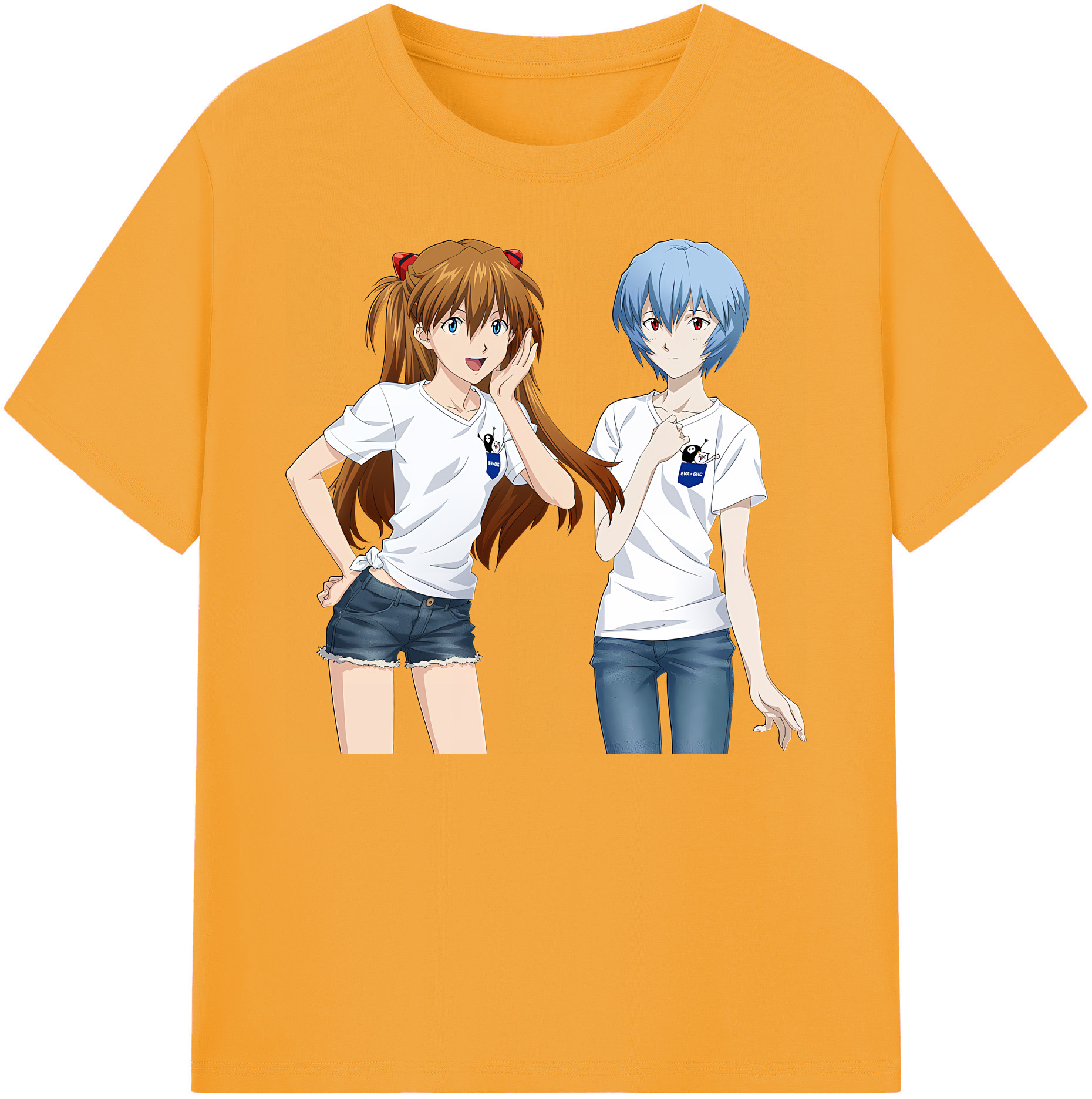 （画像用） EVA 新世紀エヴァンゲリオン 綿100％ メンズ半袖Tシャツ｜肌触りやわらか＆通気性