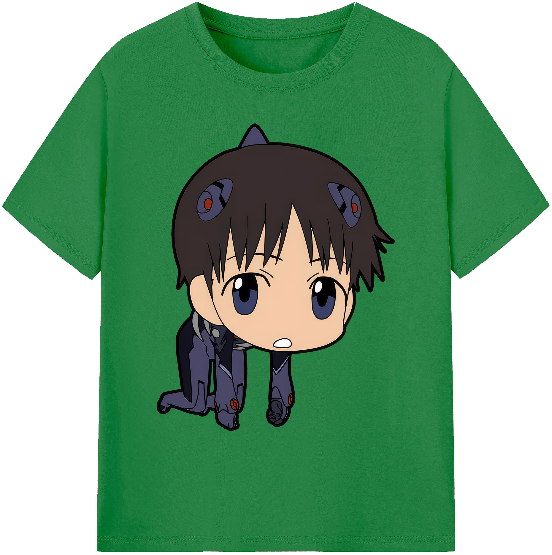（画像用） EVA 新世紀エヴァンゲリオン 綿100％ メンズ半袖Tシャツ｜肌触りやわらか＆通気性