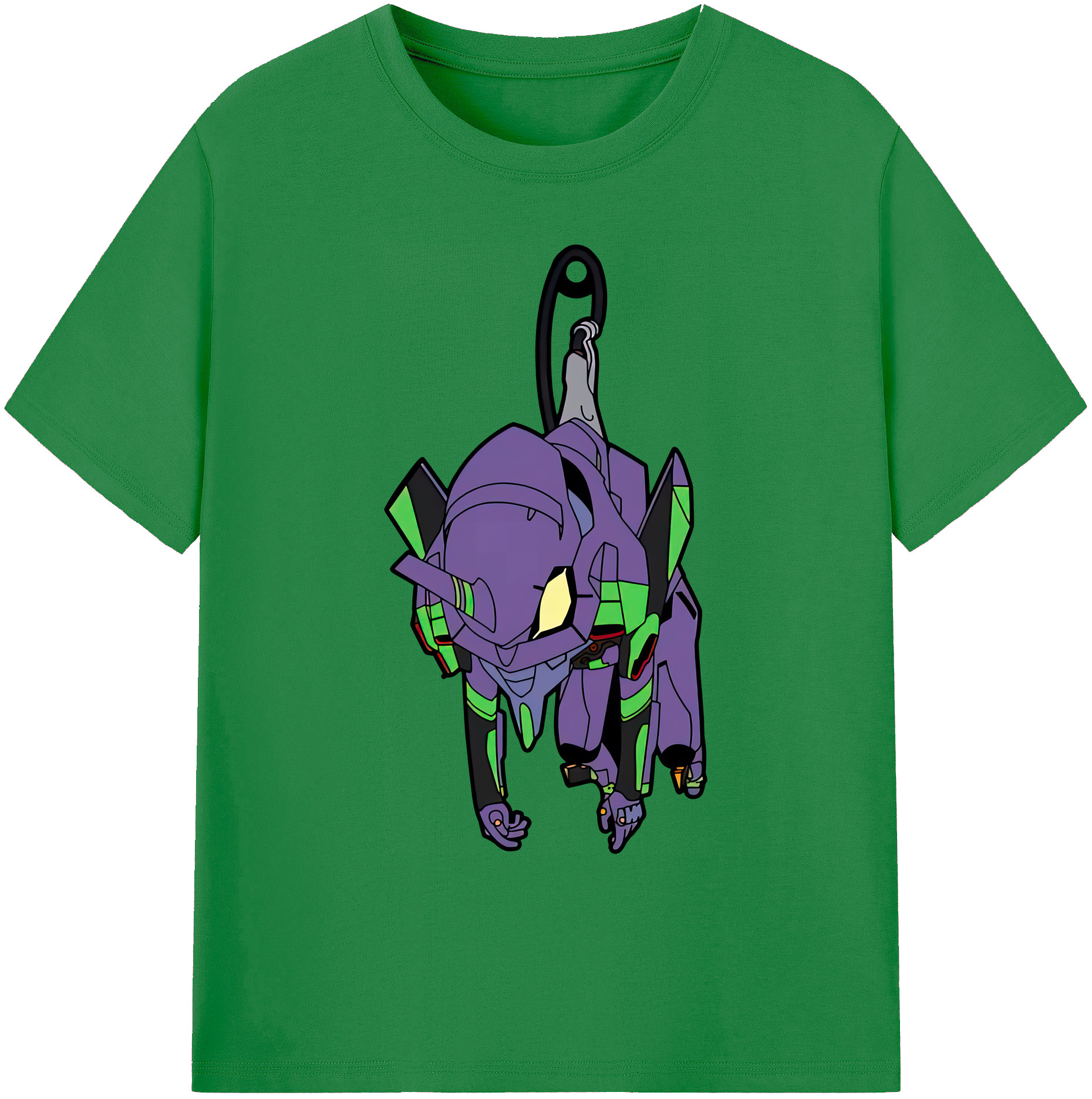 （画像用） EVA 新世紀エヴァンゲリオン 綿100％ メンズ半袖Tシャツ｜肌触りやわらか＆通気性