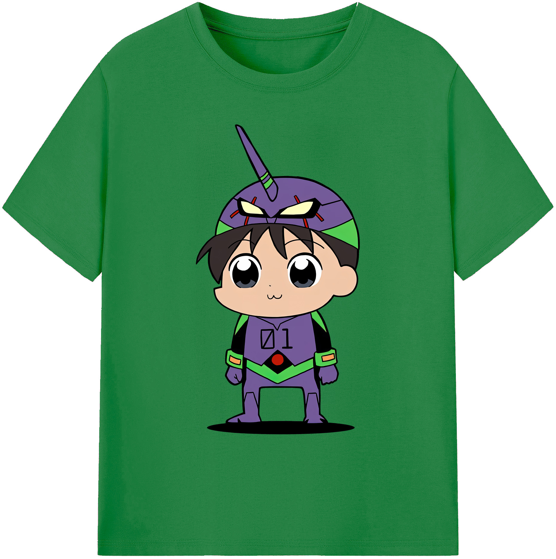 （画像用） EVA 新世紀エヴァンゲリオン 綿100％ メンズ半袖Tシャツ｜肌触りやわらか＆通気性