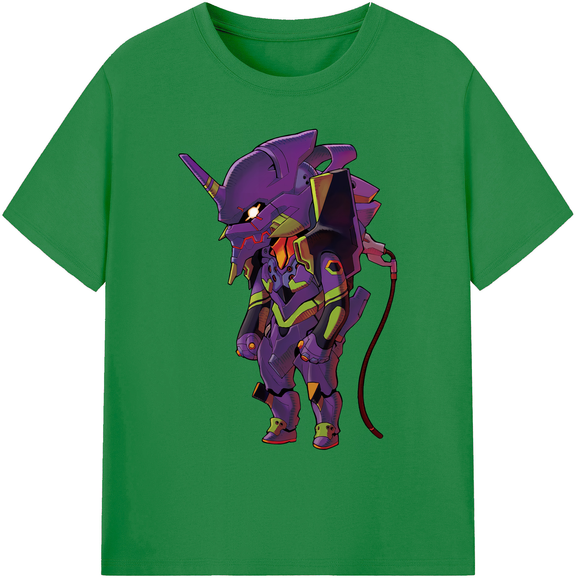 （画像用） EVA 新世紀エヴァンゲリオン 綿100％ メンズ半袖Tシャツ｜肌触りやわらか＆通気性