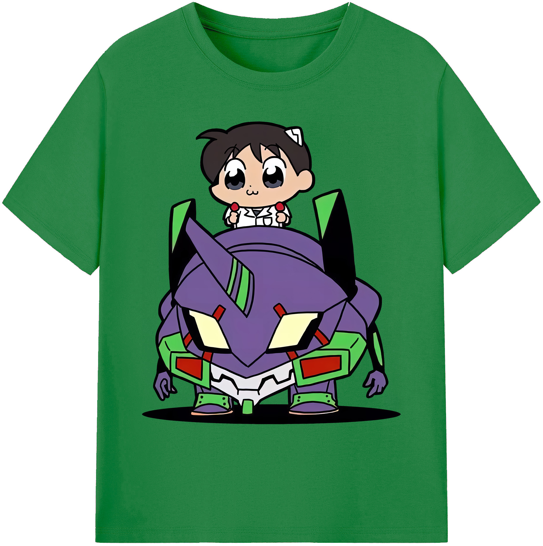 （画像用） EVA 新世紀エヴァンゲリオン 綿100％ メンズ半袖Tシャツ｜肌触りやわらか＆通気性