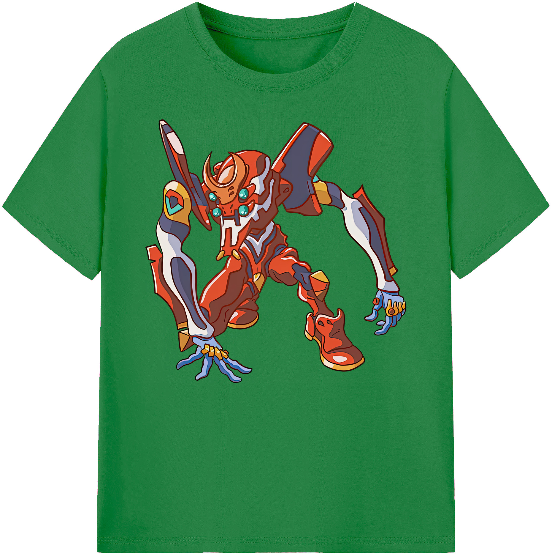 （画像用） EVA 新世紀エヴァンゲリオン 綿100％ メンズ半袖Tシャツ｜肌触りやわらか＆通気性