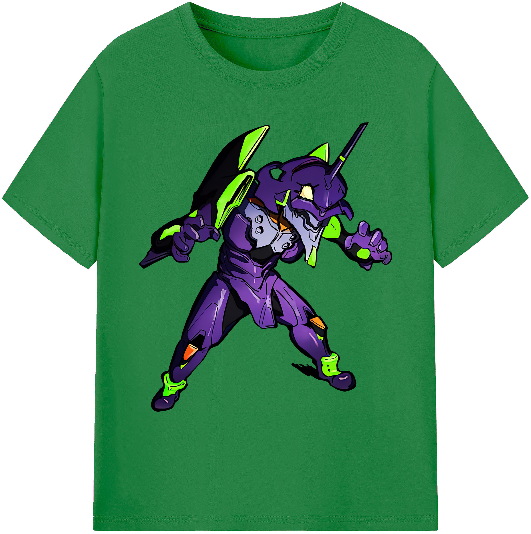（画像用） EVA 新世紀エヴァンゲリオン 綿100％ メンズ半袖Tシャツ｜肌触りやわらか＆通気性
