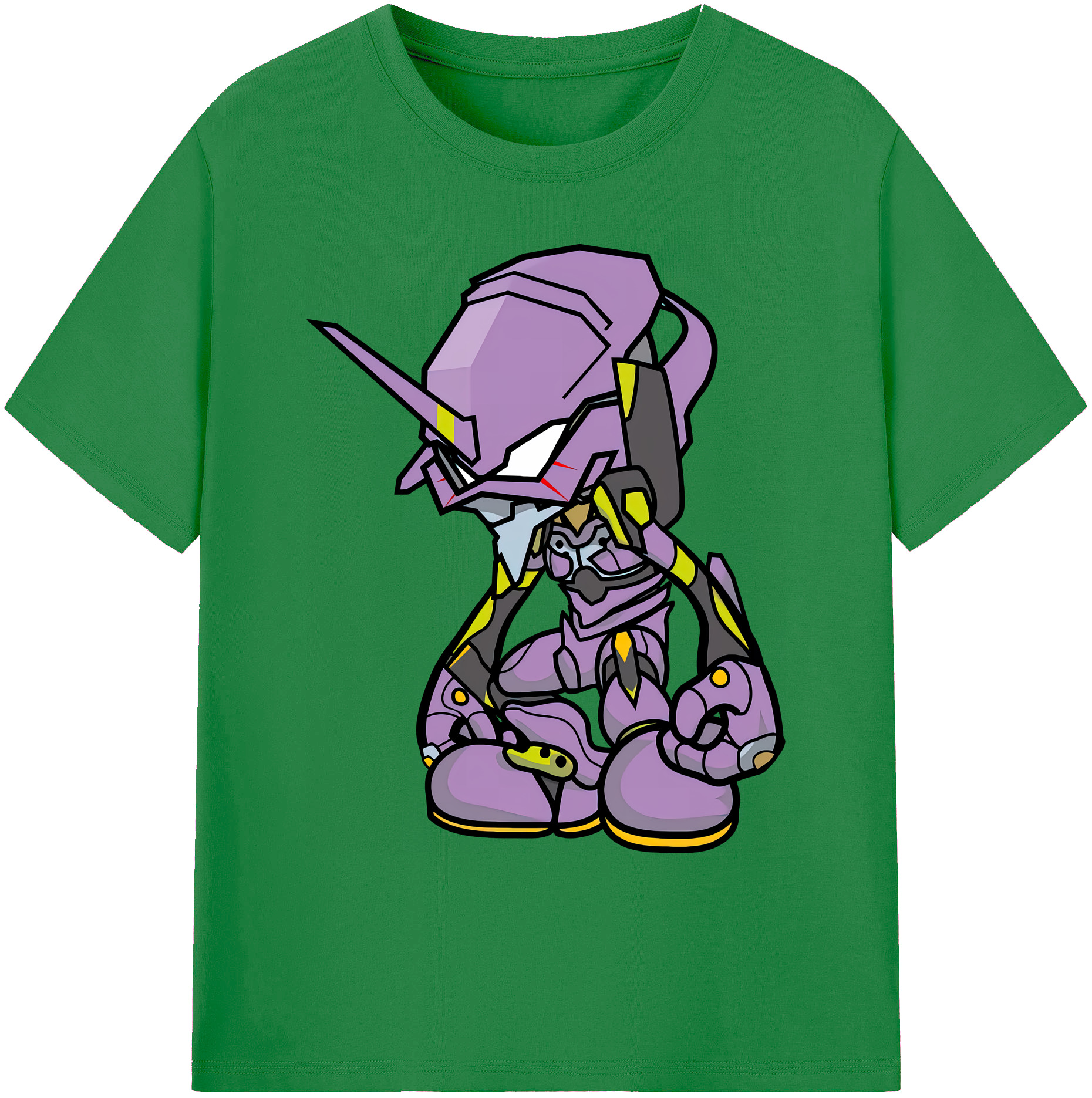 （画像用） EVA 新世紀エヴァンゲリオン 綿100％ メンズ半袖Tシャツ｜肌触りやわらか＆通気性