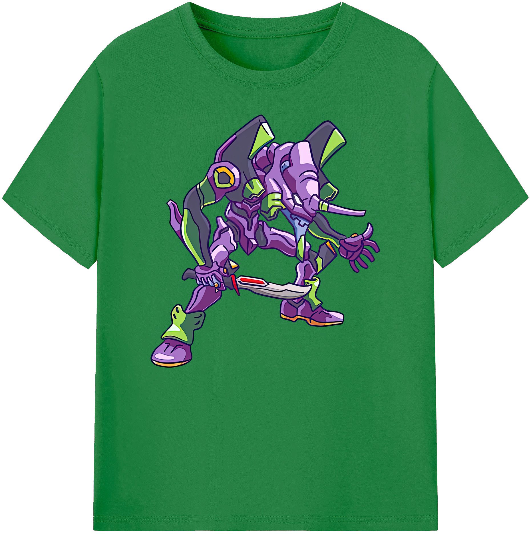 （画像用） EVA 新世紀エヴァンゲリオン 綿100％ メンズ半袖Tシャツ｜肌触りやわらか＆通気性