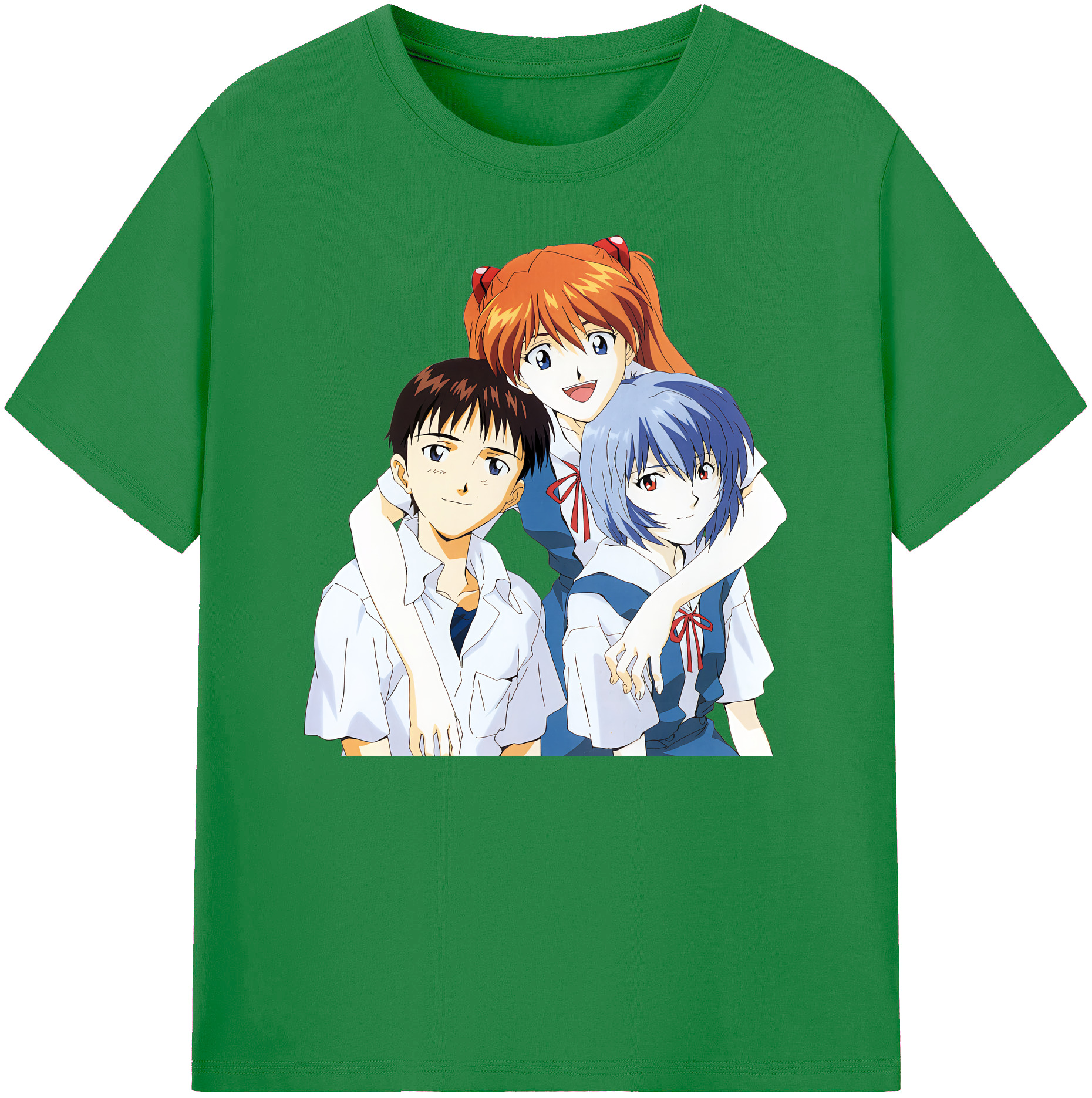 （画像用） EVA 新世紀エヴァンゲリオン 綿100％ メンズ半袖Tシャツ｜肌触りやわらか＆通気性