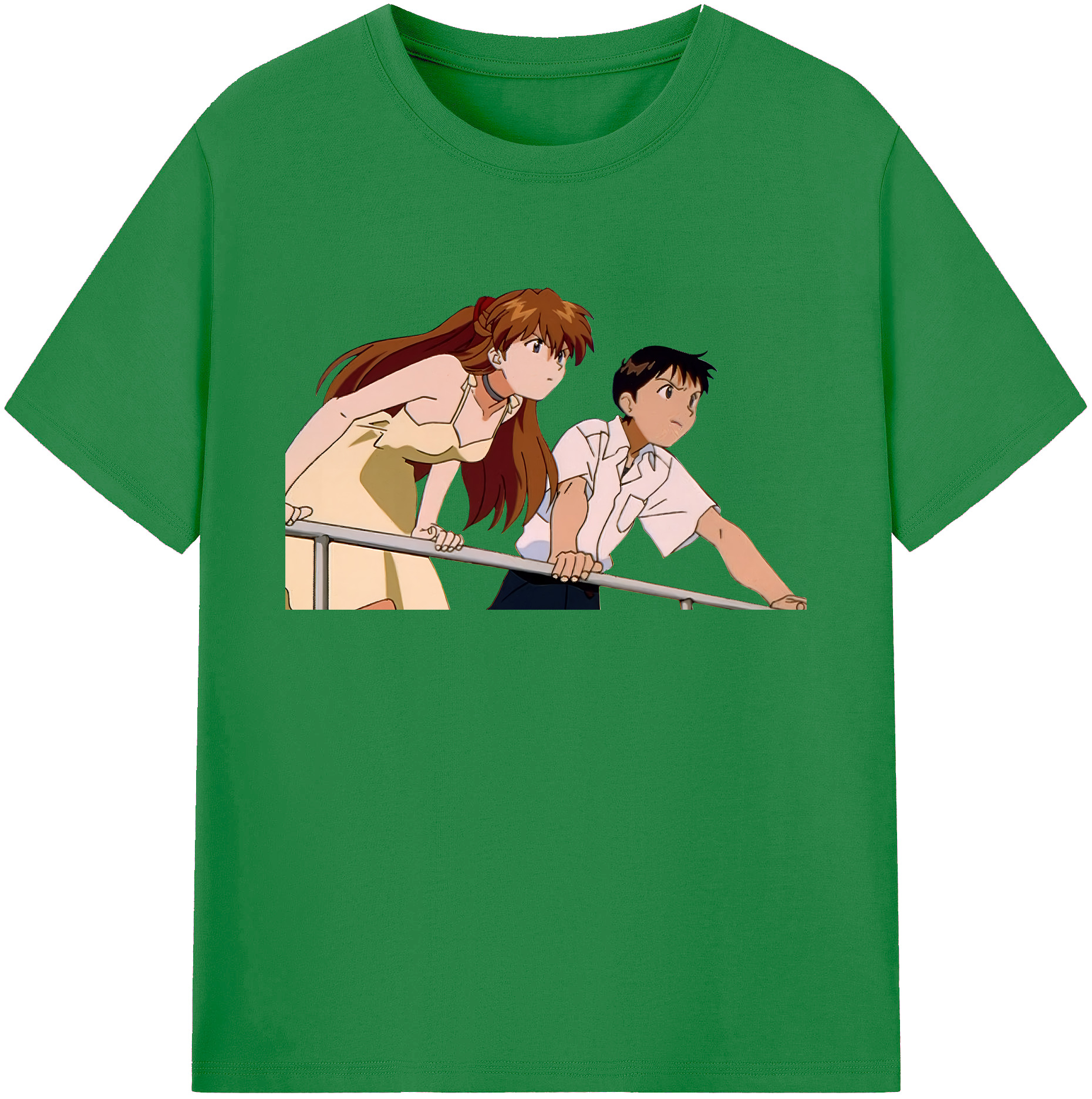 （画像用） EVA 新世紀エヴァンゲリオン 綿100％ メンズ半袖Tシャツ｜肌触りやわらか＆通気性