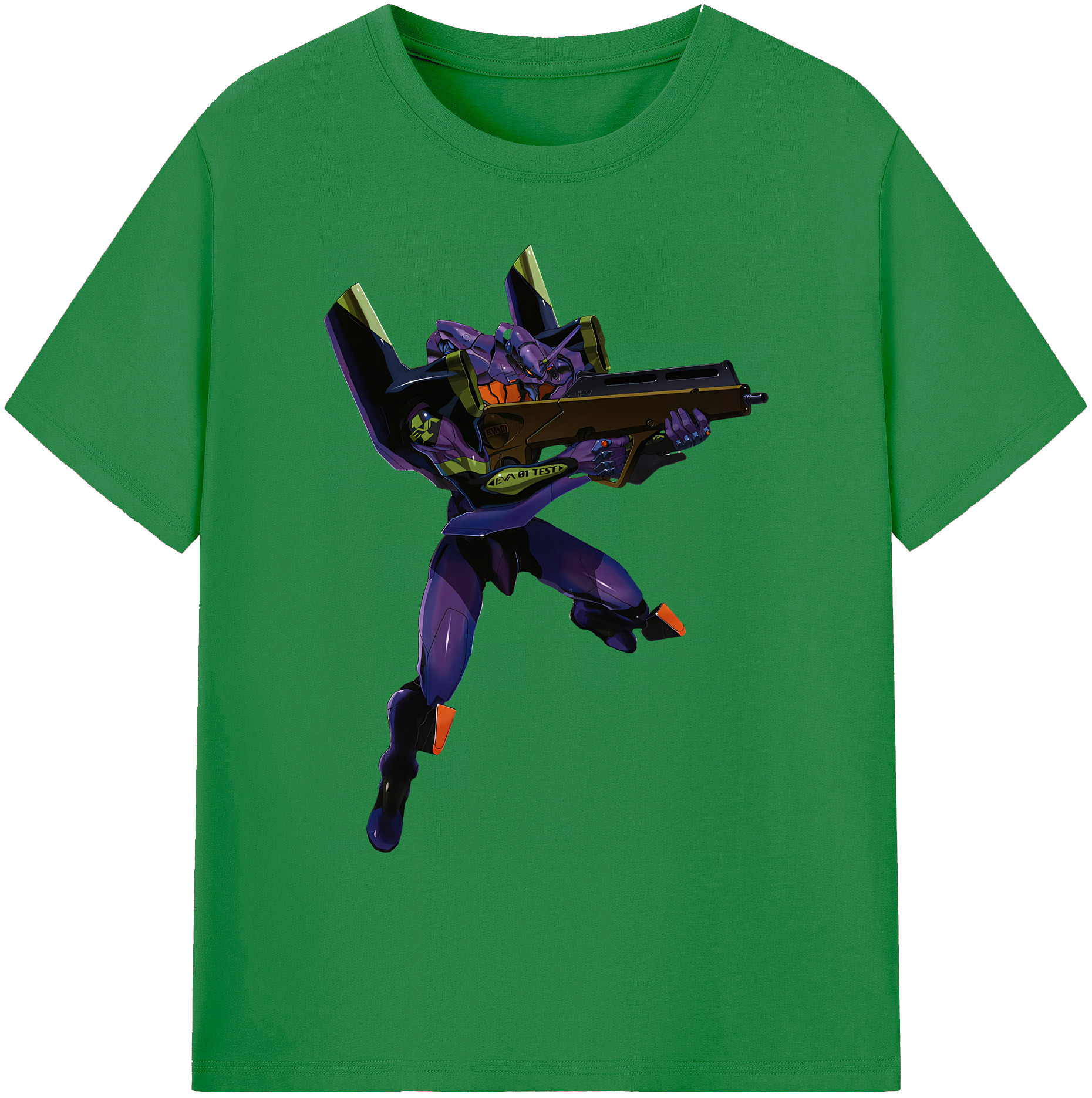 （画像用） EVA 新世紀エヴァンゲリオン 綿100％ メンズ半袖Tシャツ｜肌触りやわらか＆通気性