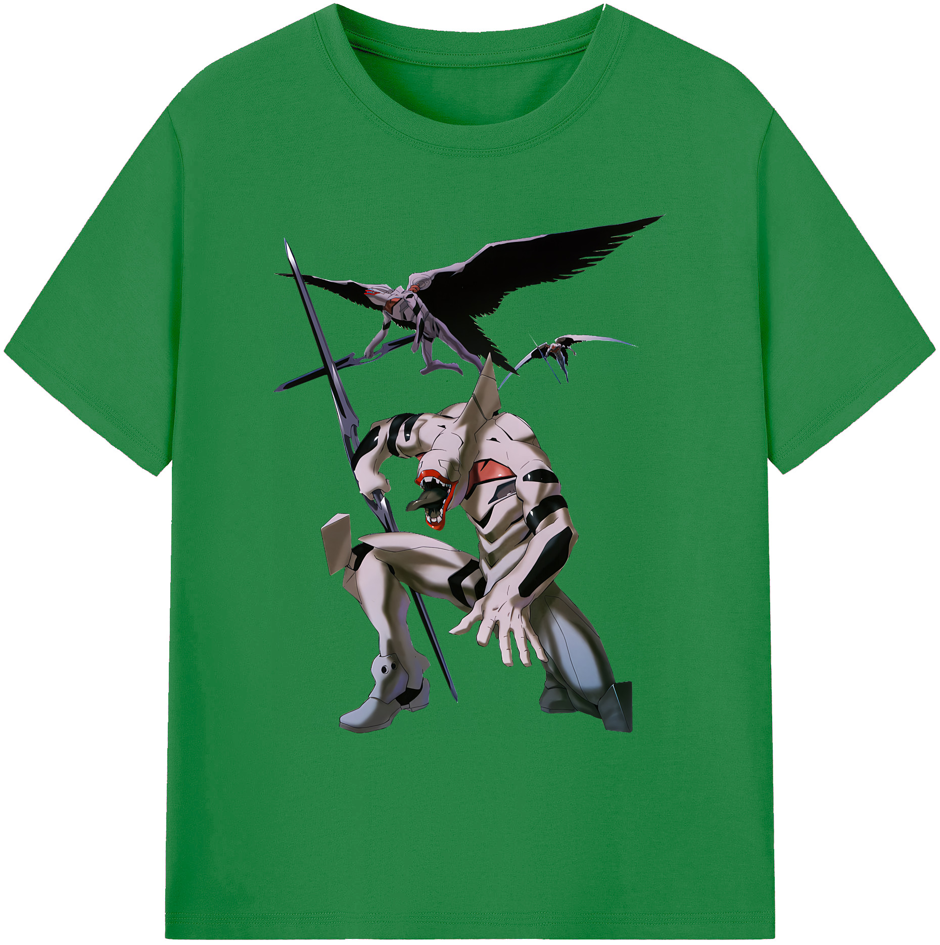 （画像用） EVA 新世紀エヴァンゲリオン 綿100％ メンズ半袖Tシャツ｜肌触りやわらか＆通気性