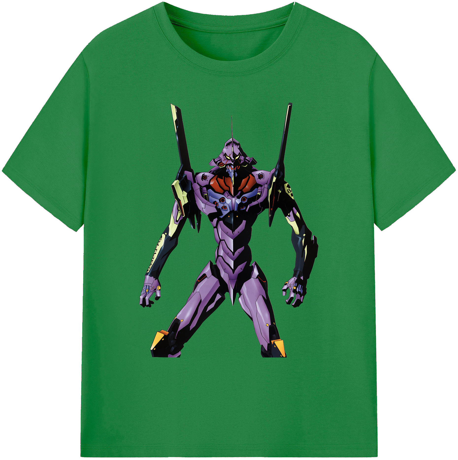 （画像用） EVA 新世紀エヴァンゲリオン 綿100％ メンズ半袖Tシャツ｜肌触りやわらか＆通気性