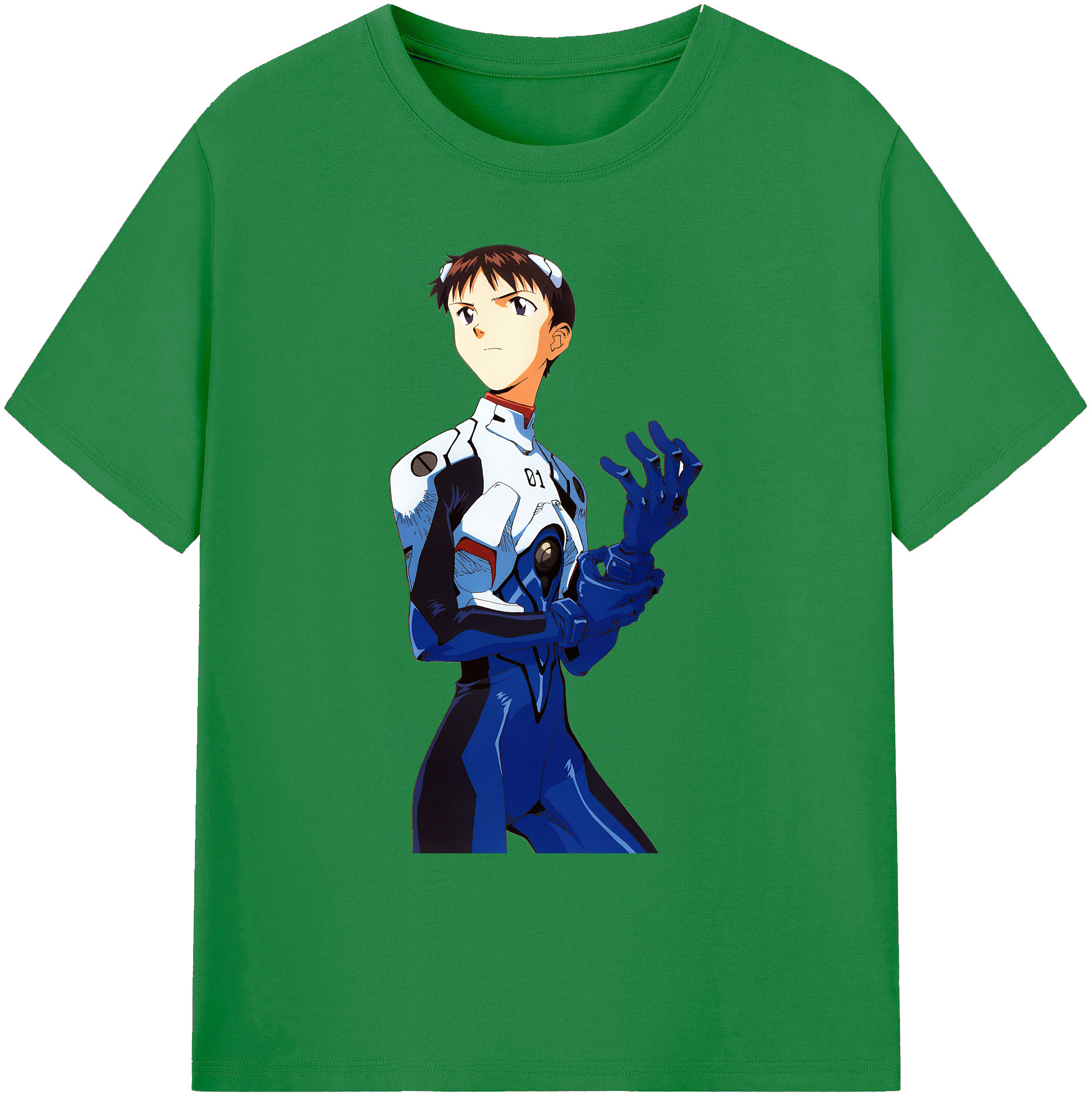 （画像用） EVA 新世紀エヴァンゲリオン 綿100％ メンズ半袖Tシャツ｜肌触りやわらか＆通気性