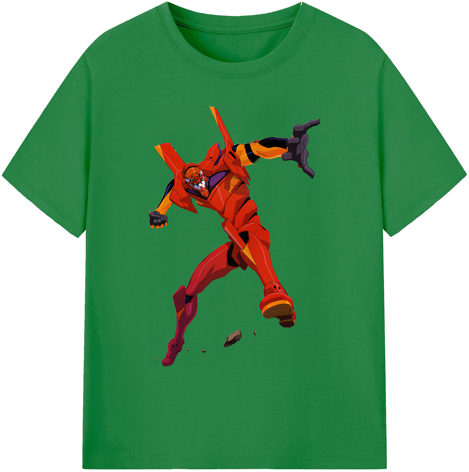 （画像用） EVA 新世紀エヴァンゲリオン 綿100％ メンズ半袖Tシャツ｜肌触りやわらか＆通気性