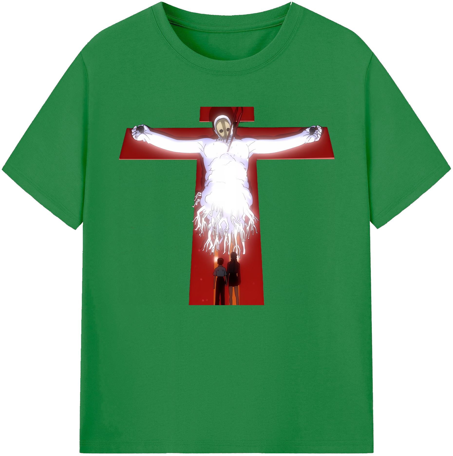 （画像用） EVA 新世紀エヴァンゲリオン 綿100％ メンズ半袖Tシャツ｜肌触りやわらか＆通気性