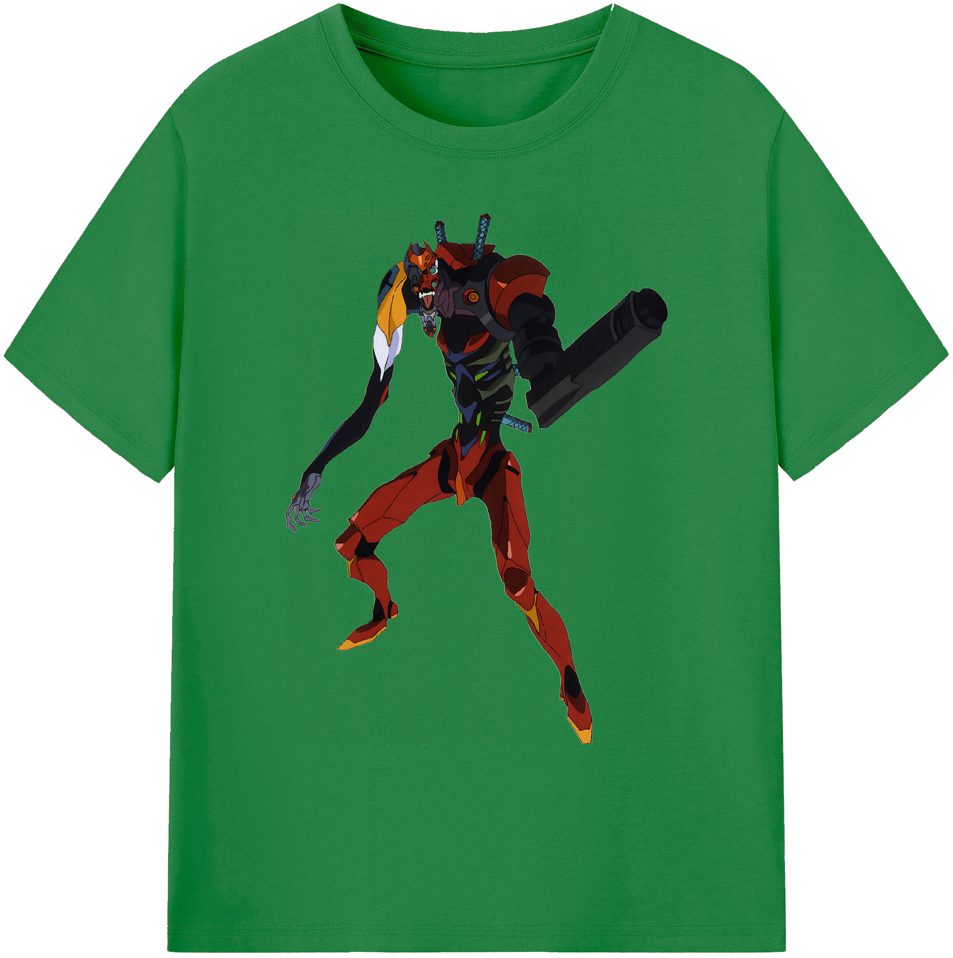 （画像用） EVA 新世紀エヴァンゲリオン 綿100％ メンズ半袖Tシャツ｜肌触りやわらか＆通気性