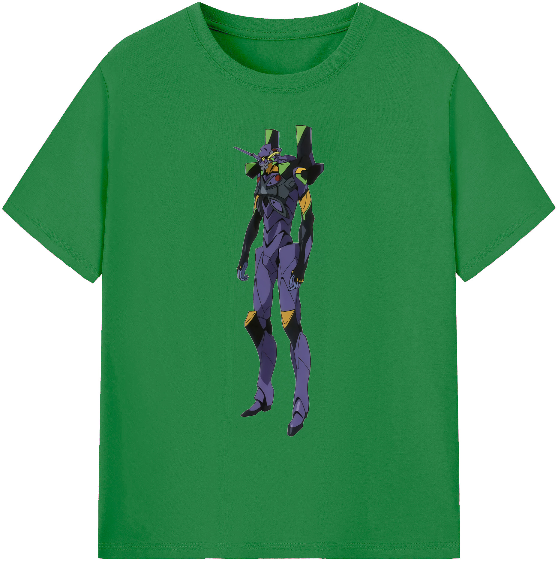 （画像用） EVA 新世紀エヴァンゲリオン 綿100％ メンズ半袖Tシャツ｜肌触りやわらか＆通気性