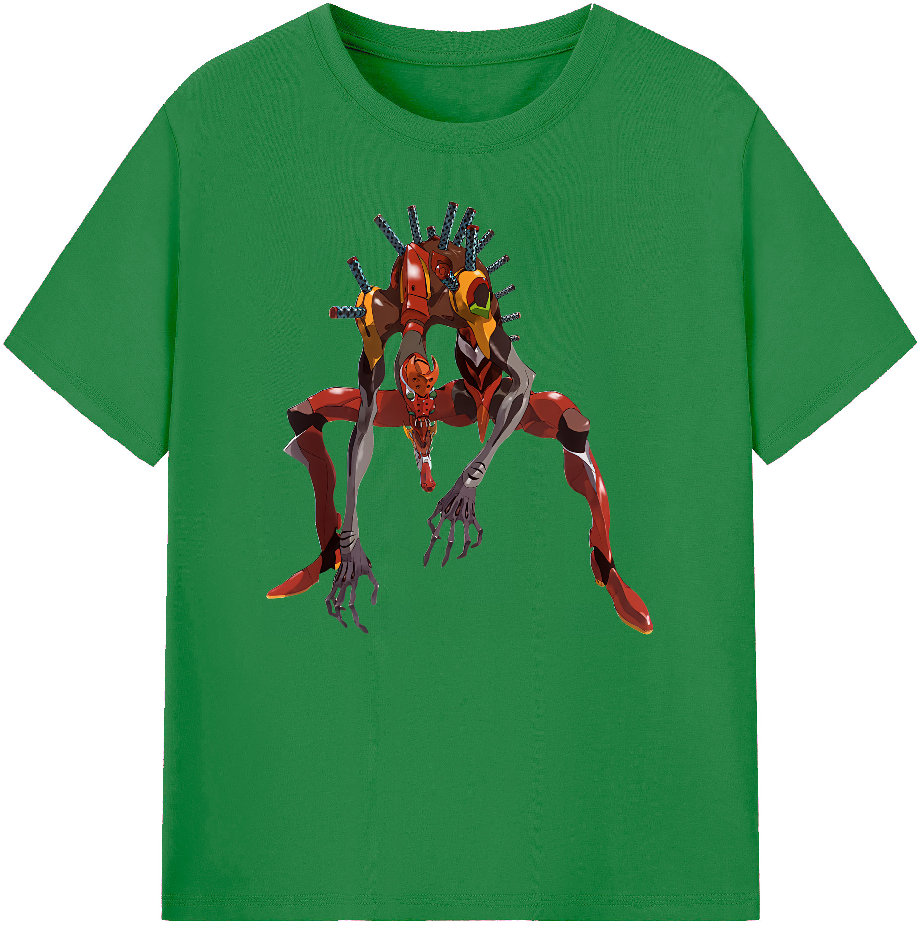 （画像用） EVA 新世紀エヴァンゲリオン 綿100％ メンズ半袖Tシャツ｜肌触りやわらか＆通気性