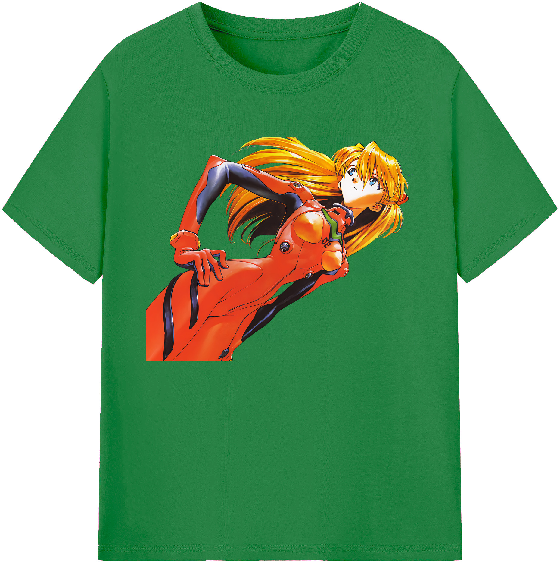 （画像用） EVA 新世紀エヴァンゲリオン 綿100％ メンズ半袖Tシャツ｜肌触りやわらか＆通気性