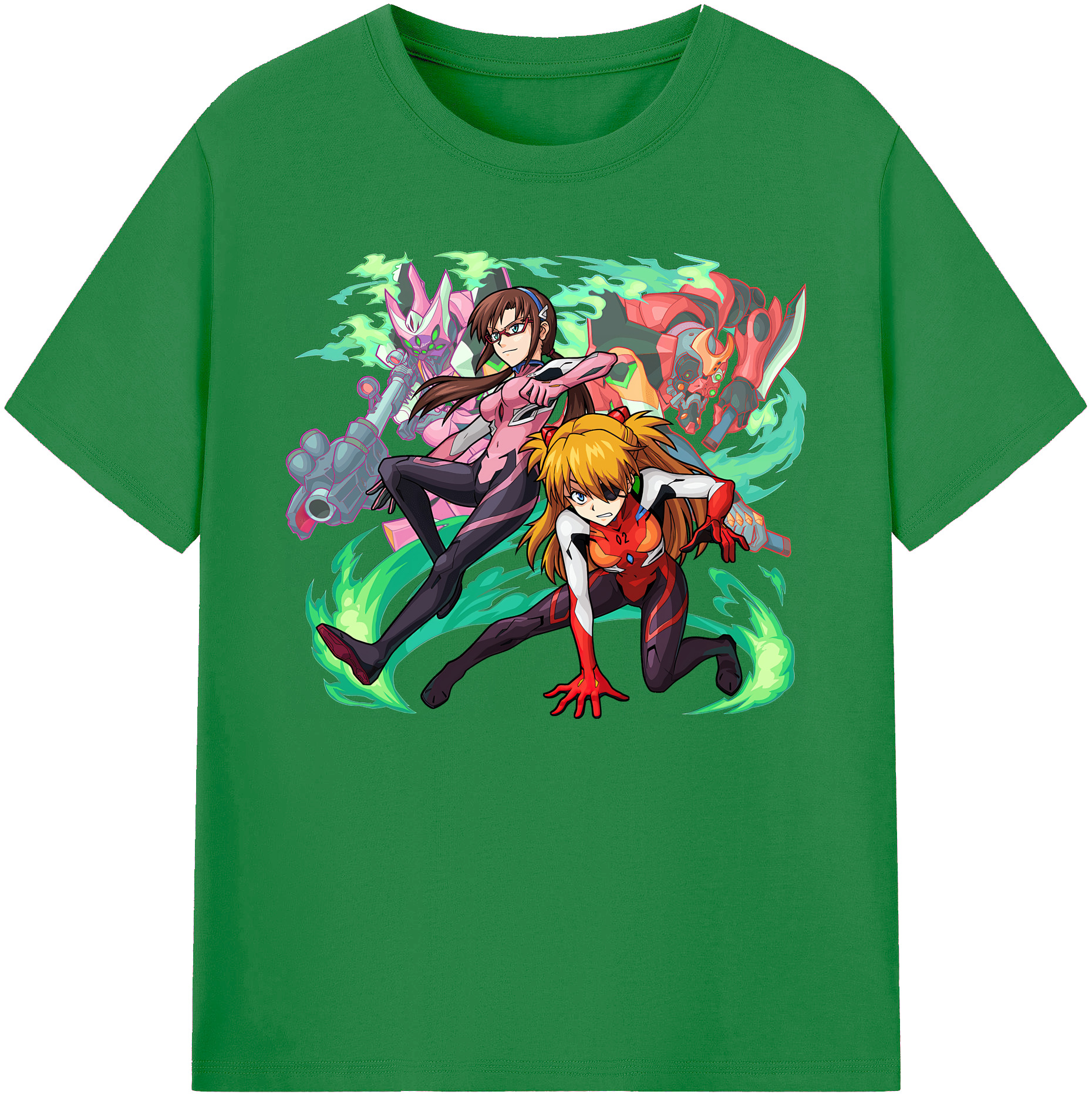 （画像用） EVA 新世紀エヴァンゲリオン 綿100％ メンズ半袖Tシャツ｜肌触りやわらか＆通気性