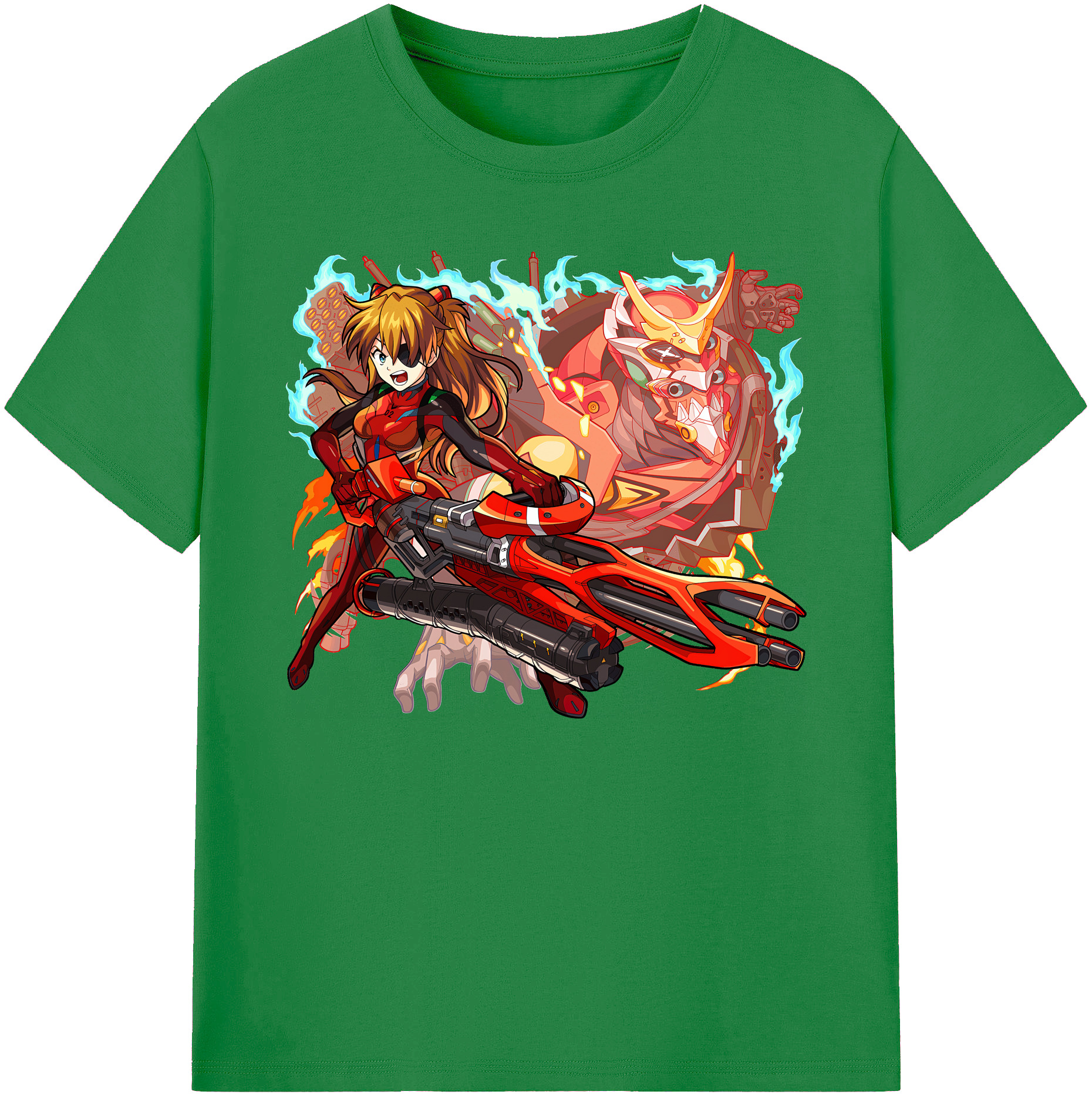 （画像用） EVA 新世紀エヴァンゲリオン 綿100％ メンズ半袖Tシャツ｜肌触りやわらか＆通気性