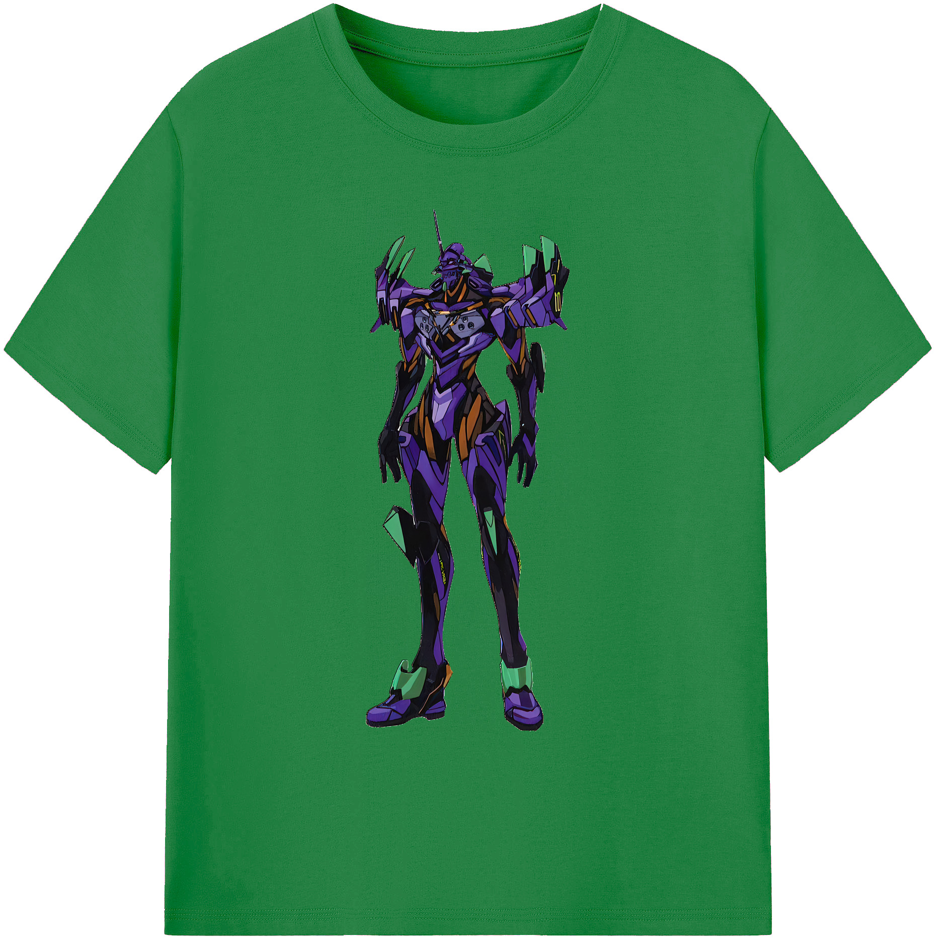 （画像用） EVA 新世紀エヴァンゲリオン 綿100％ メンズ半袖Tシャツ｜肌触りやわらか＆通気性