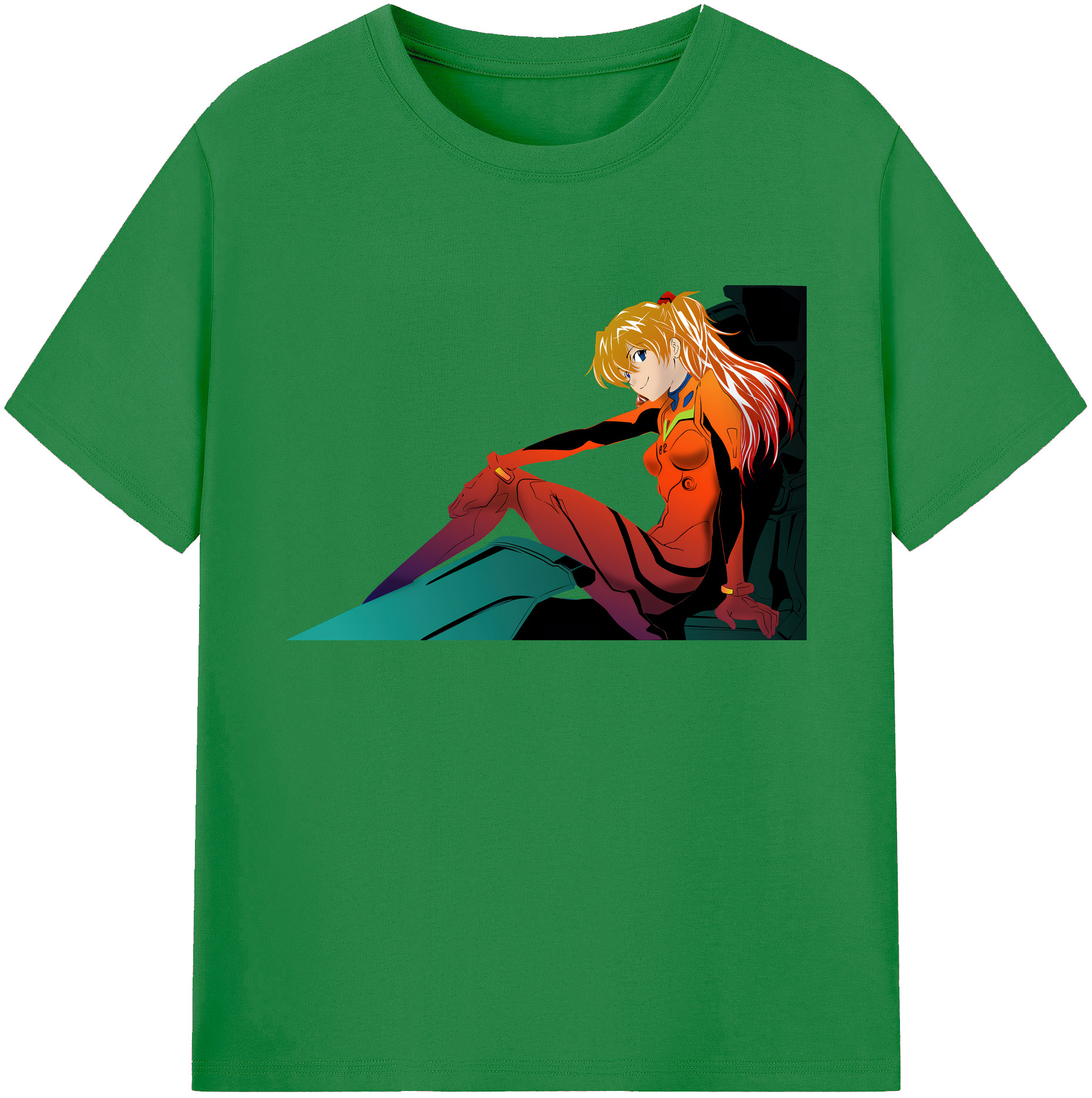 （画像用） EVA 新世紀エヴァンゲリオン 綿100％ メンズ半袖Tシャツ｜肌触りやわらか＆通気性