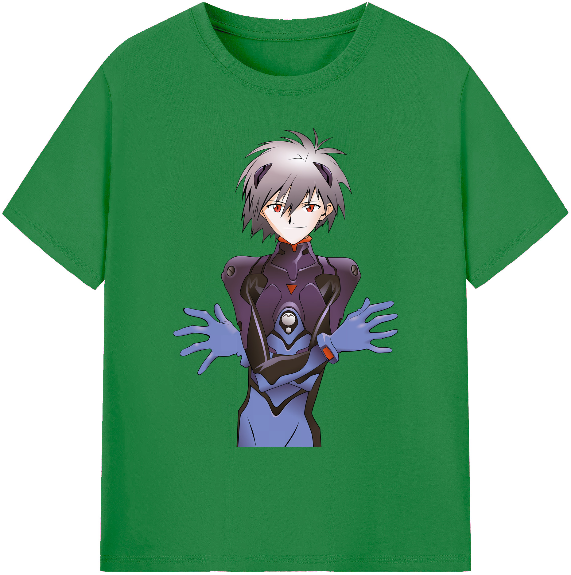 （画像用） EVA 新世紀エヴァンゲリオン 綿100％ メンズ半袖Tシャツ｜肌触りやわらか＆通気性