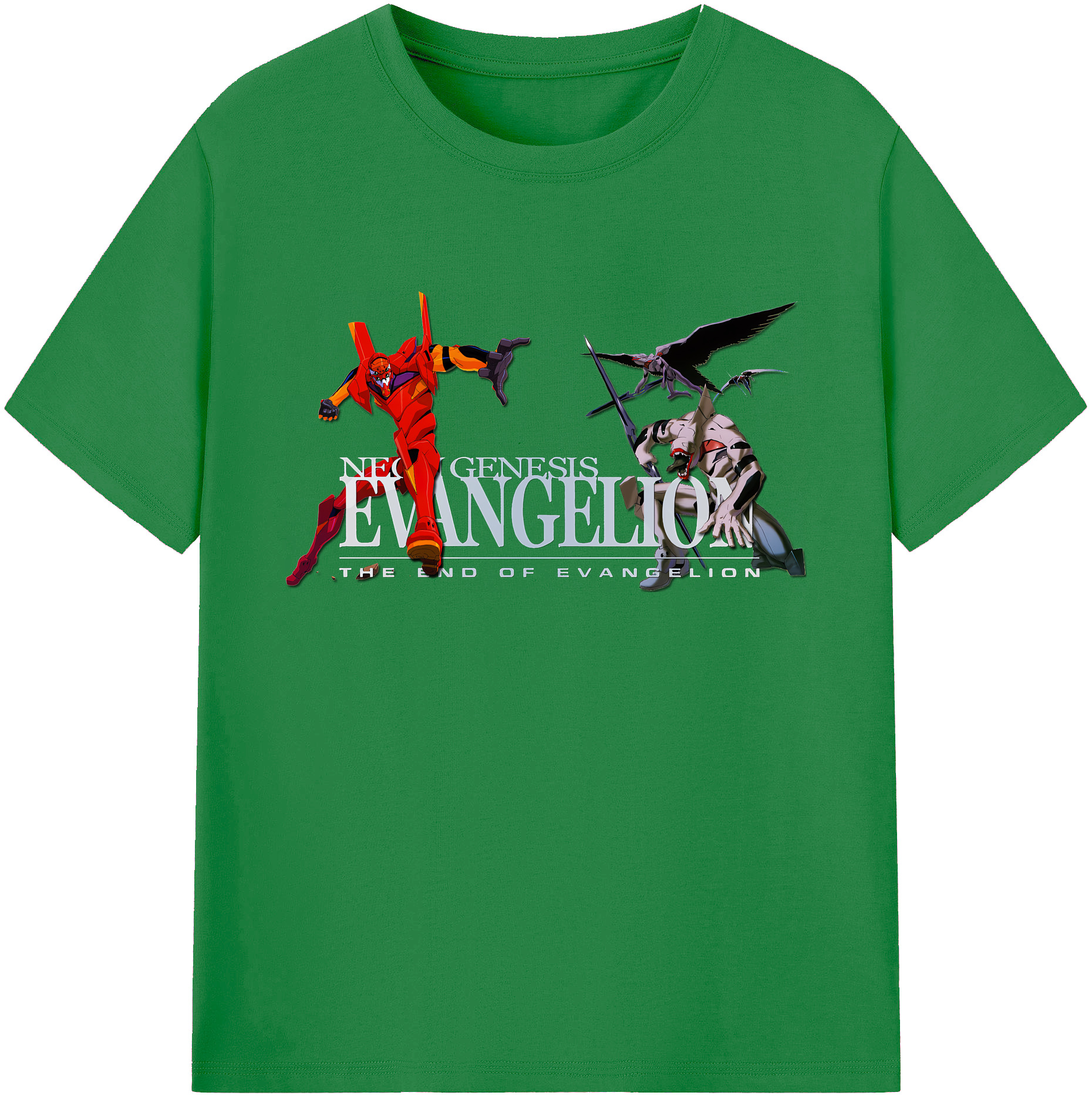 （画像用） EVA 新世紀エヴァンゲリオン 綿100％ メンズ半袖Tシャツ｜肌触りやわらか＆通気性