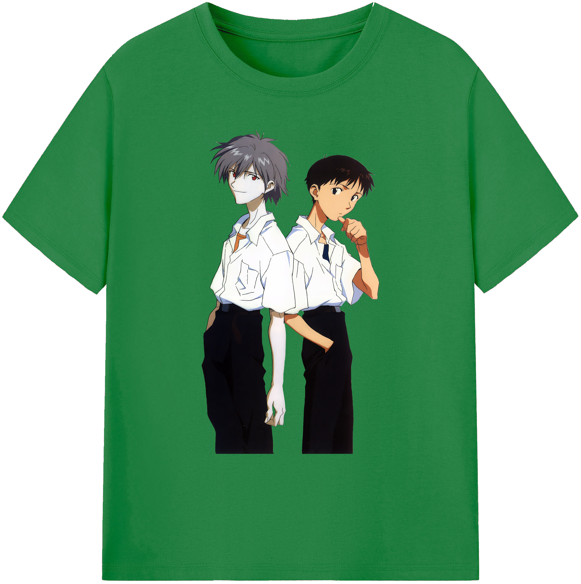 （画像用） EVA 新世紀エヴァンゲリオン 綿100％ メンズ半袖Tシャツ｜肌触りやわらか＆通気性