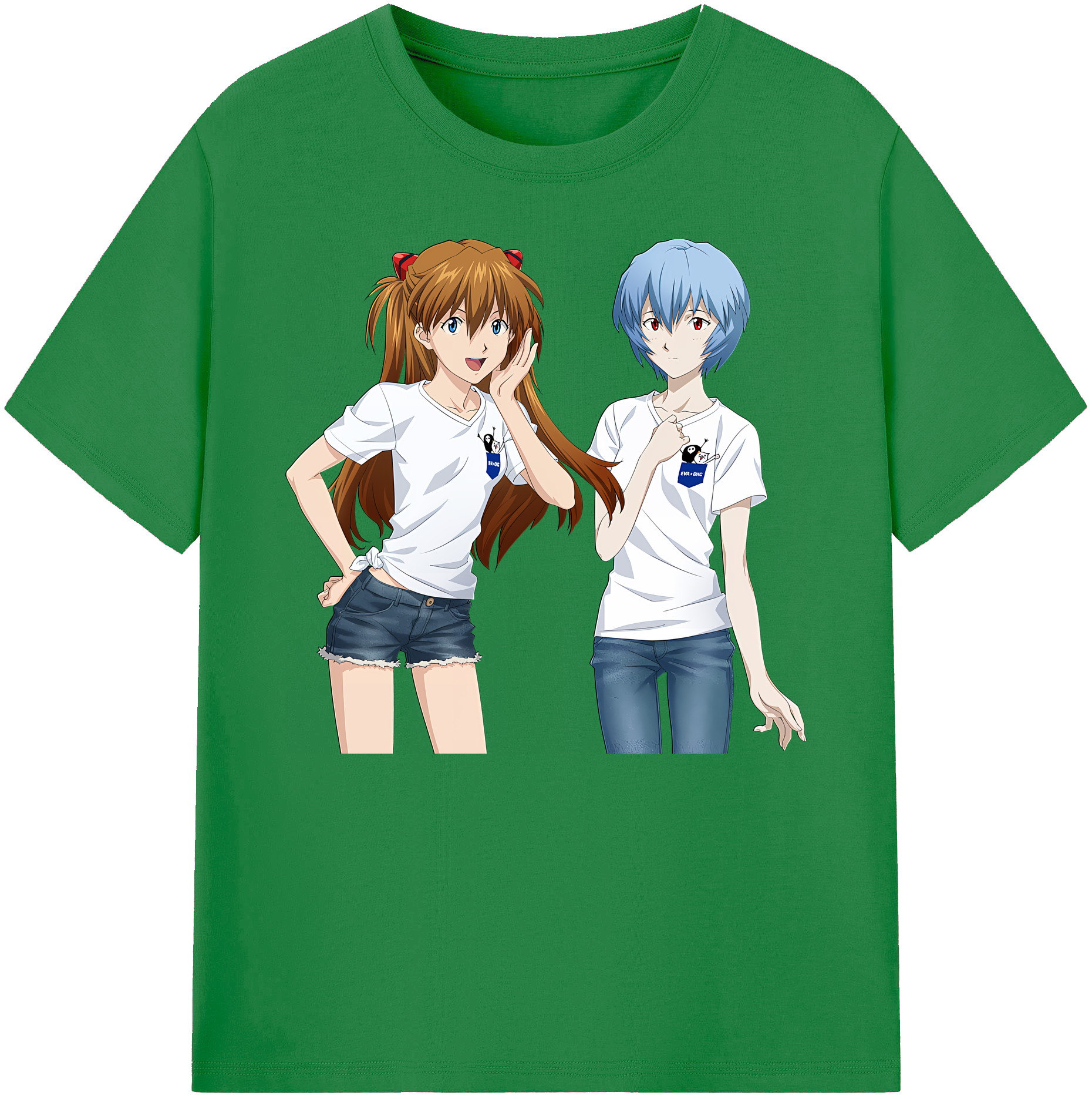 （画像用） EVA 新世紀エヴァンゲリオン 綿100％ メンズ半袖Tシャツ｜肌触りやわらか＆通気性