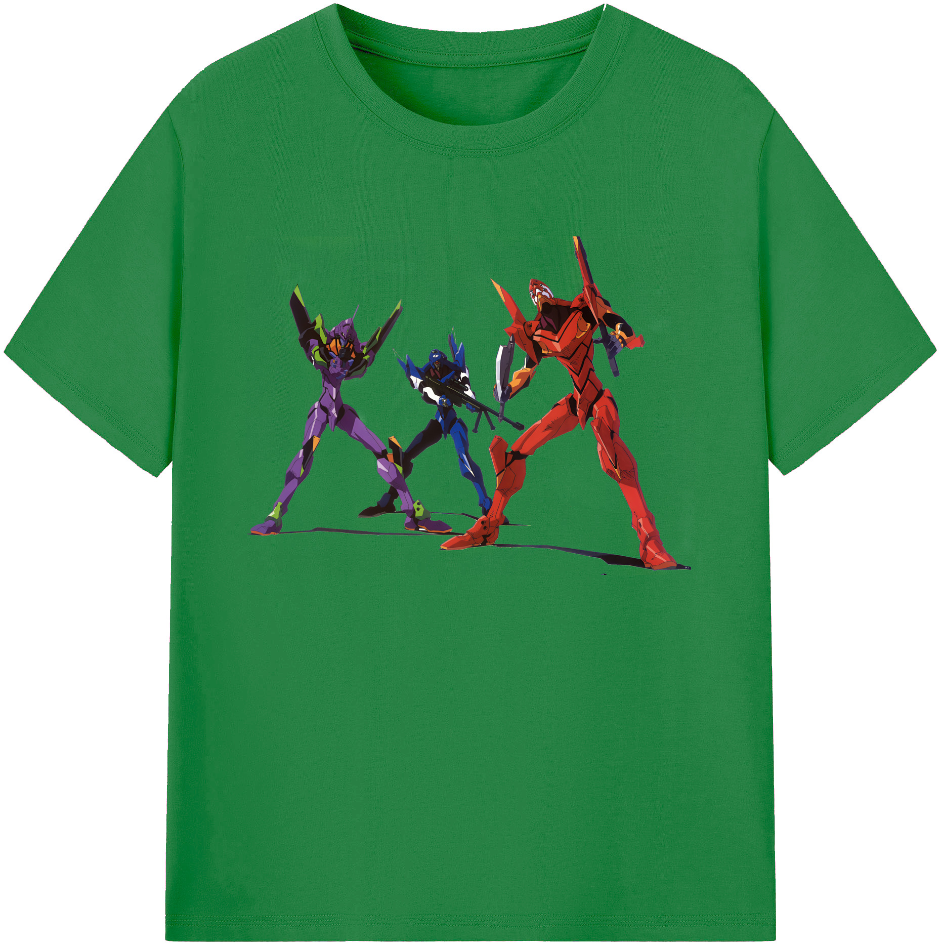 （画像用） EVA 新世紀エヴァンゲリオン 綿100％ メンズ半袖Tシャツ｜肌触りやわらか＆通気性
