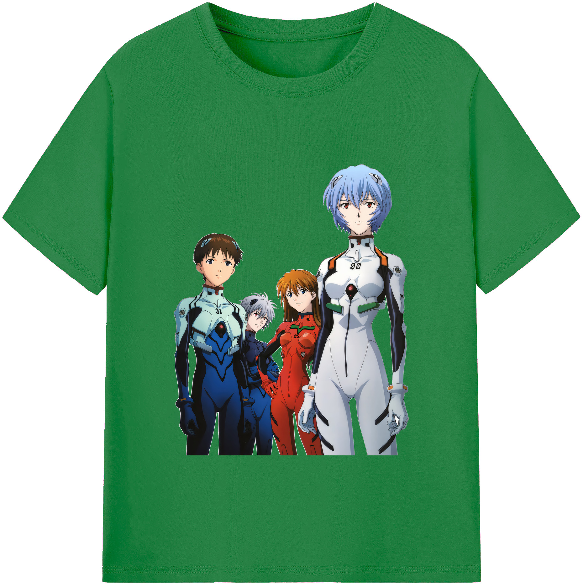 （画像用） EVA 新世紀エヴァンゲリオン 綿100％ メンズ半袖Tシャツ｜肌触りやわらか＆通気性