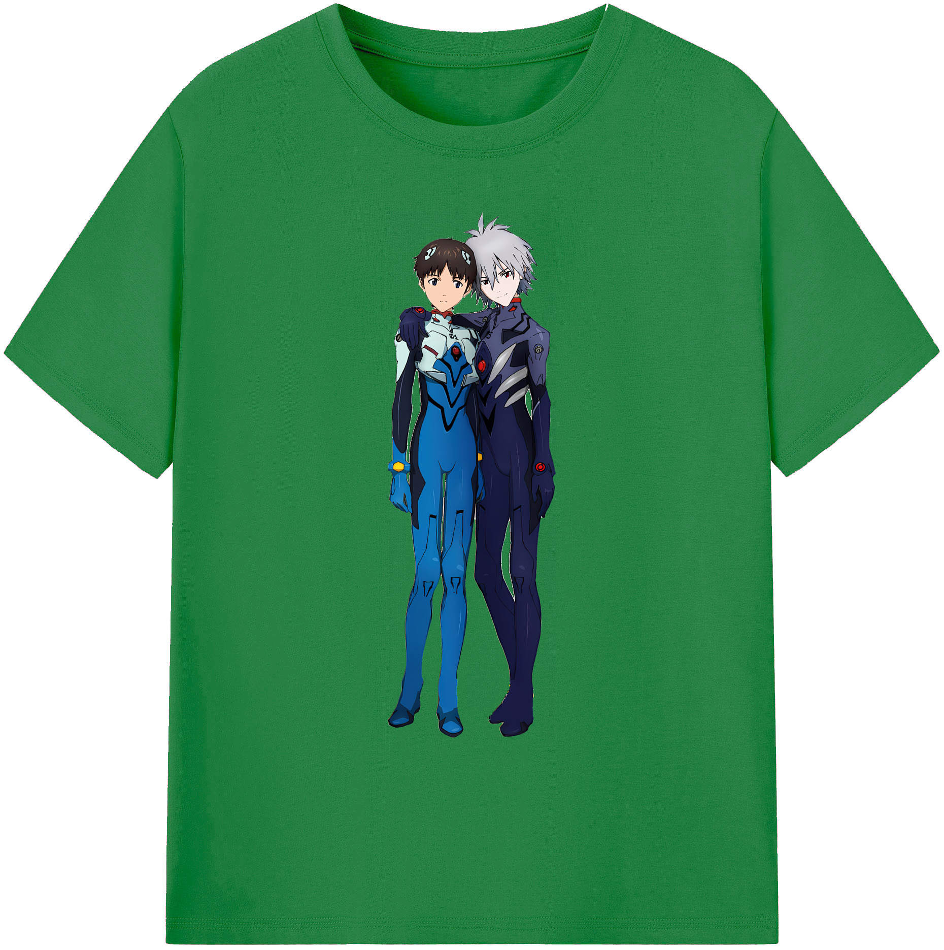 （画像用） EVA 新世紀エヴァンゲリオン 綿100％ メンズ半袖Tシャツ｜肌触りやわらか＆通気性