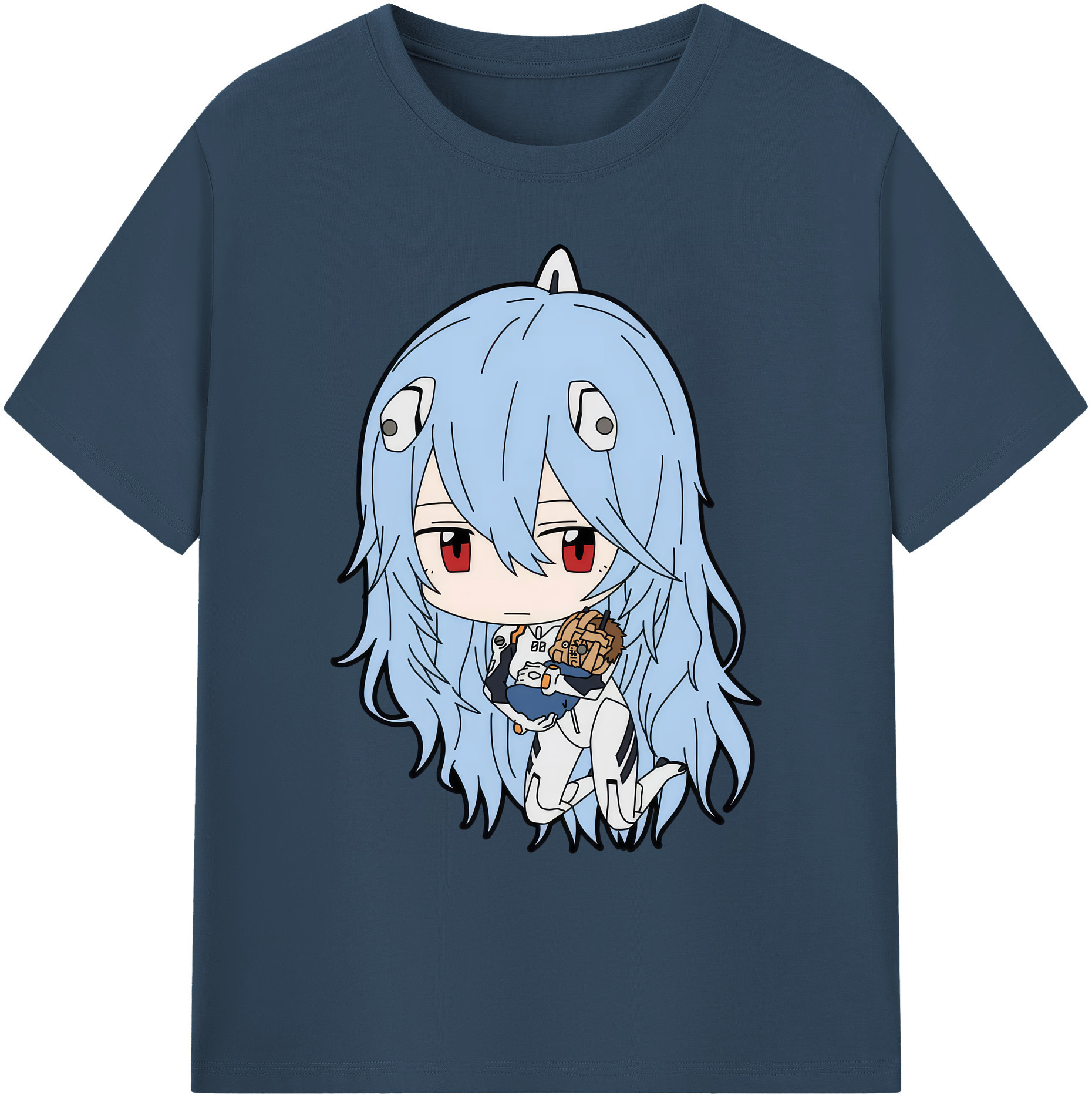 （画像用） EVA 新世紀エヴァンゲリオン 綿100％ メンズ半袖Tシャツ｜肌触りやわらか＆通気性