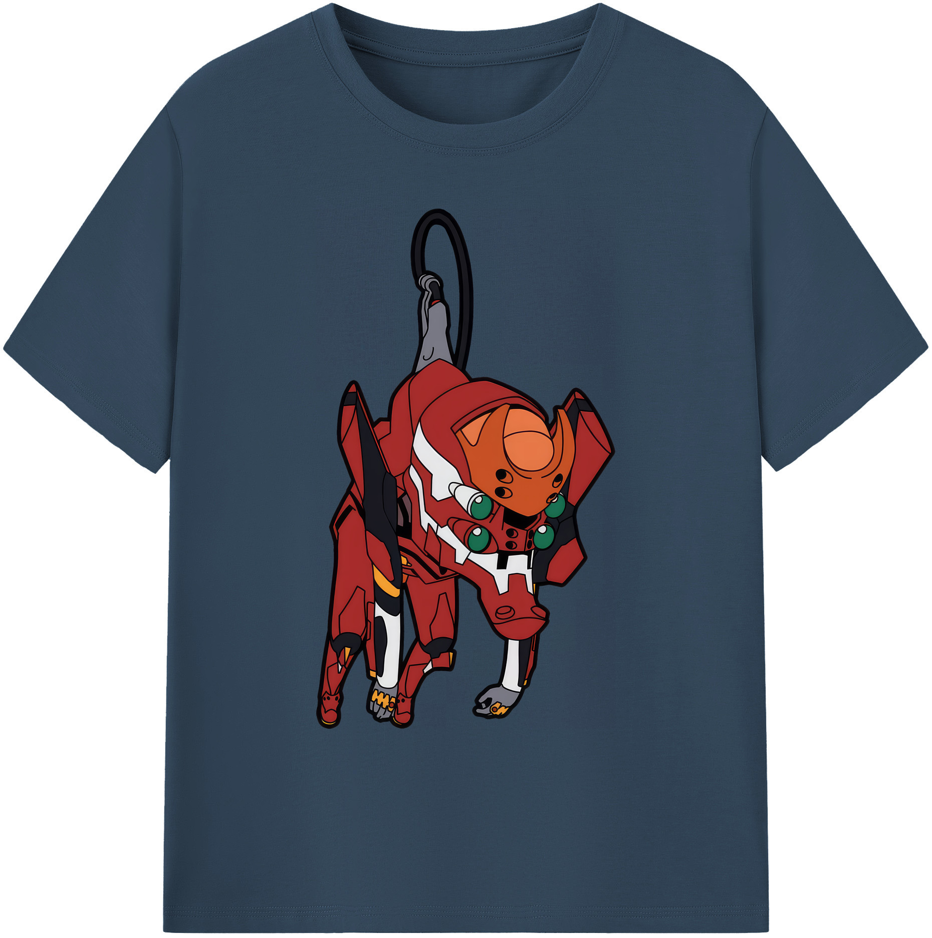 （画像用） EVA 新世紀エヴァンゲリオン 綿100％ メンズ半袖Tシャツ｜肌触りやわらか＆通気性