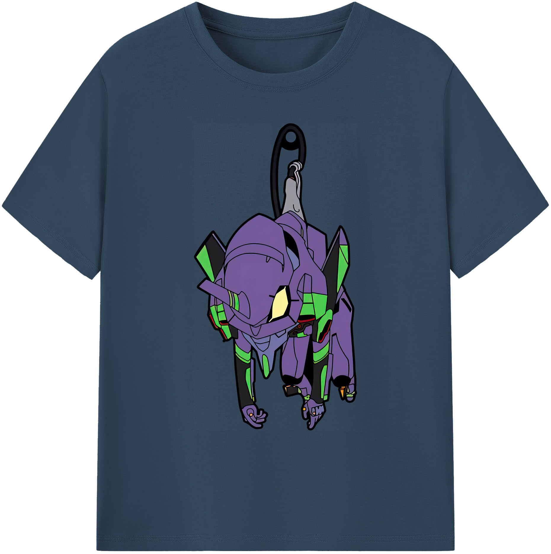 （画像用） EVA 新世紀エヴァンゲリオン 綿100％ メンズ半袖Tシャツ｜肌触りやわらか＆通気性