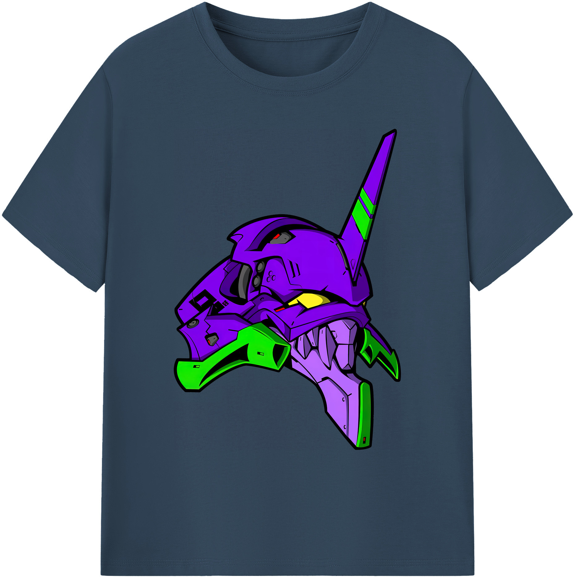 （画像用） EVA 新世紀エヴァンゲリオン 綿100％ メンズ半袖Tシャツ｜肌触りやわらか＆通気性