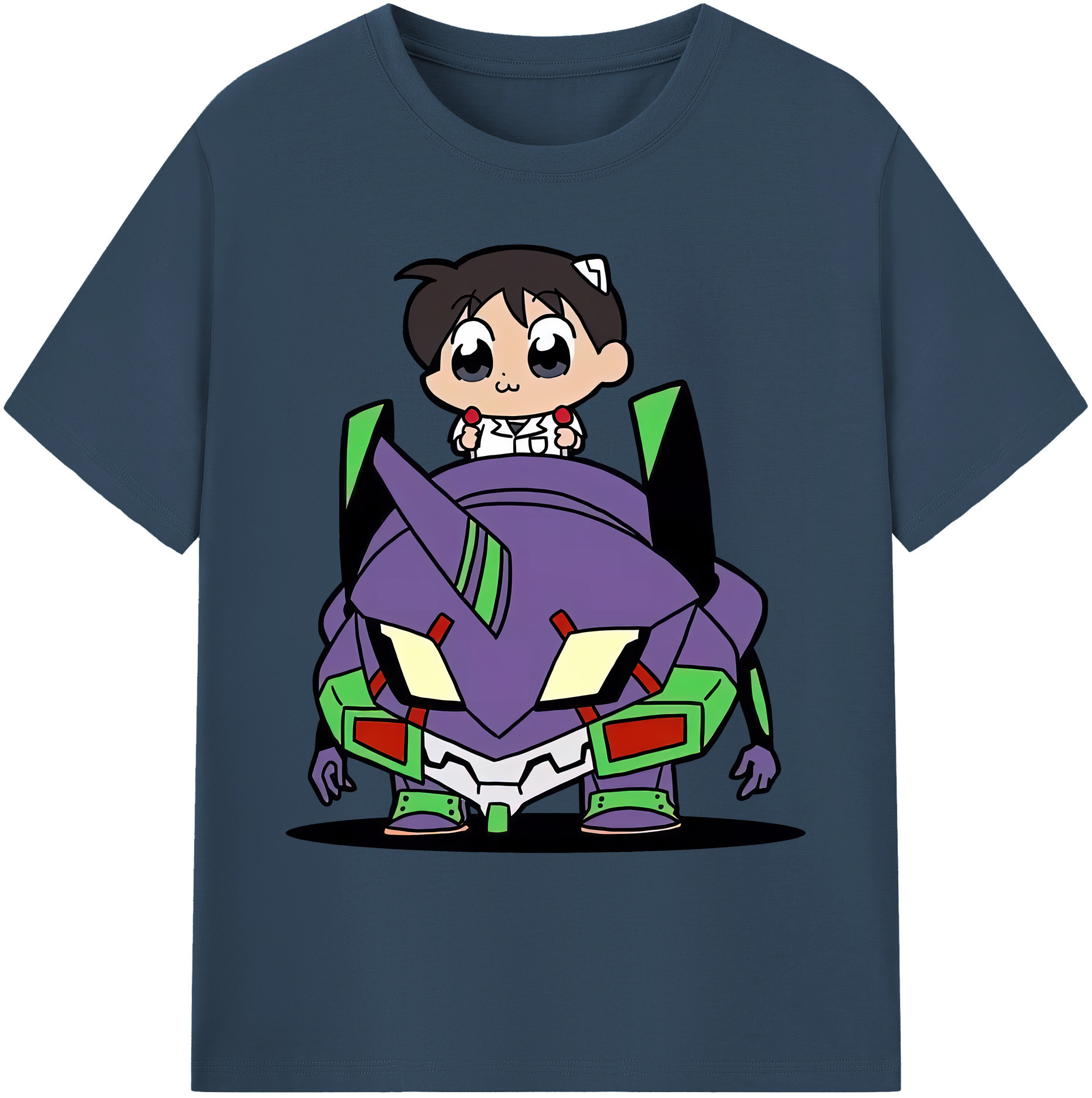 （画像用） EVA 新世紀エヴァンゲリオン 綿100％ メンズ半袖Tシャツ｜肌触りやわらか＆通気性