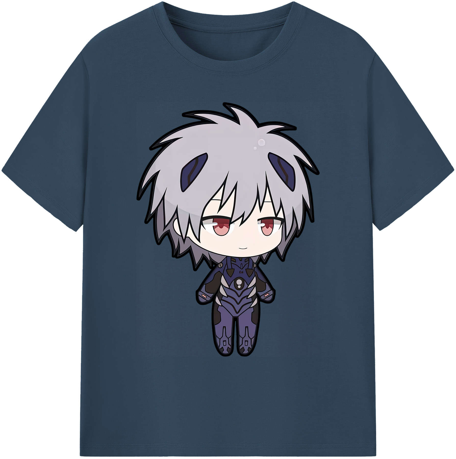 （画像用） EVA 新世紀エヴァンゲリオン 綿100％ メンズ半袖Tシャツ｜肌触りやわらか＆通気性