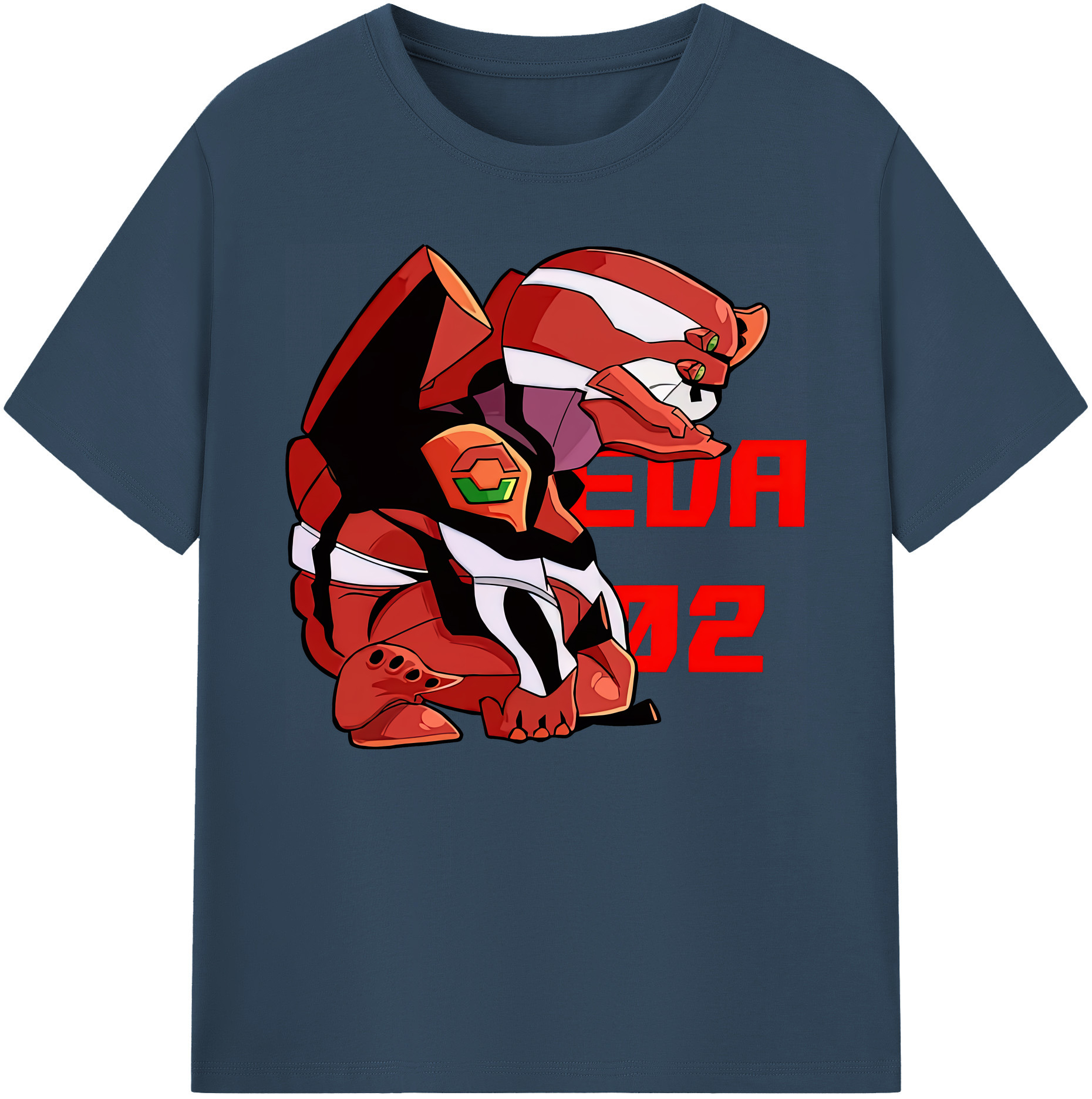 （画像用） EVA 新世紀エヴァンゲリオン 綿100％ メンズ半袖Tシャツ｜肌触りやわらか＆通気性