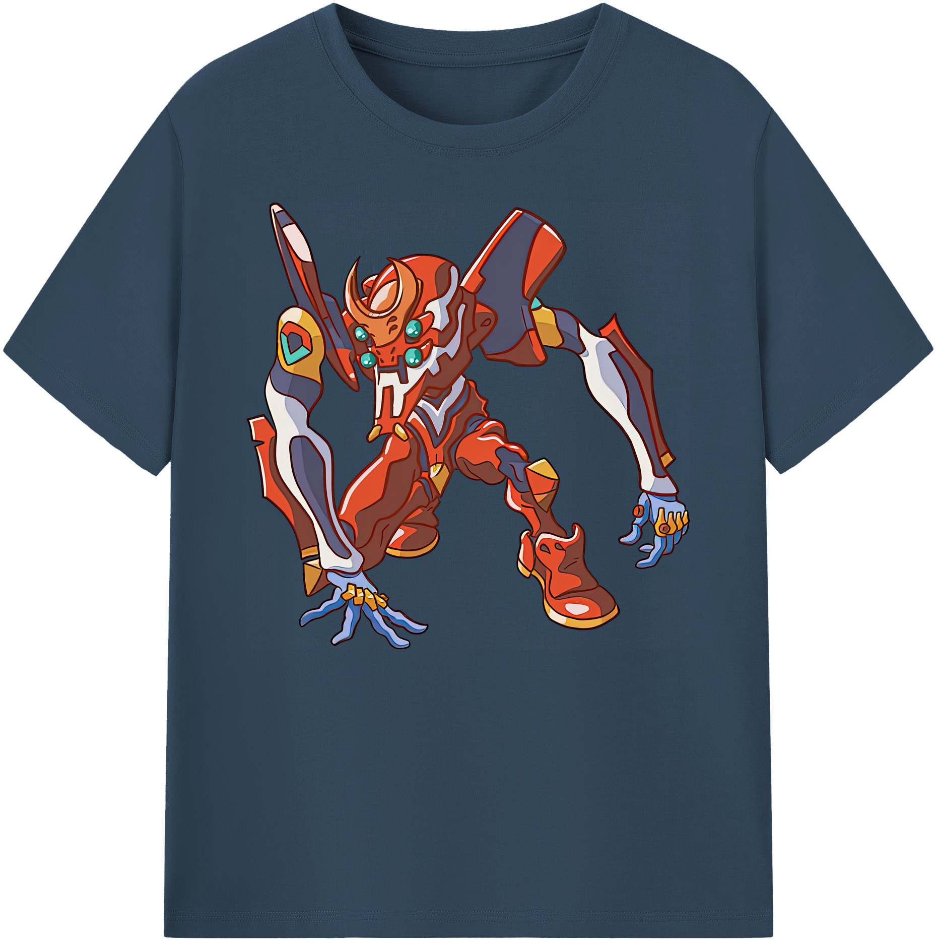 （画像用） EVA 新世紀エヴァンゲリオン 綿100％ メンズ半袖Tシャツ｜肌触りやわらか＆通気性