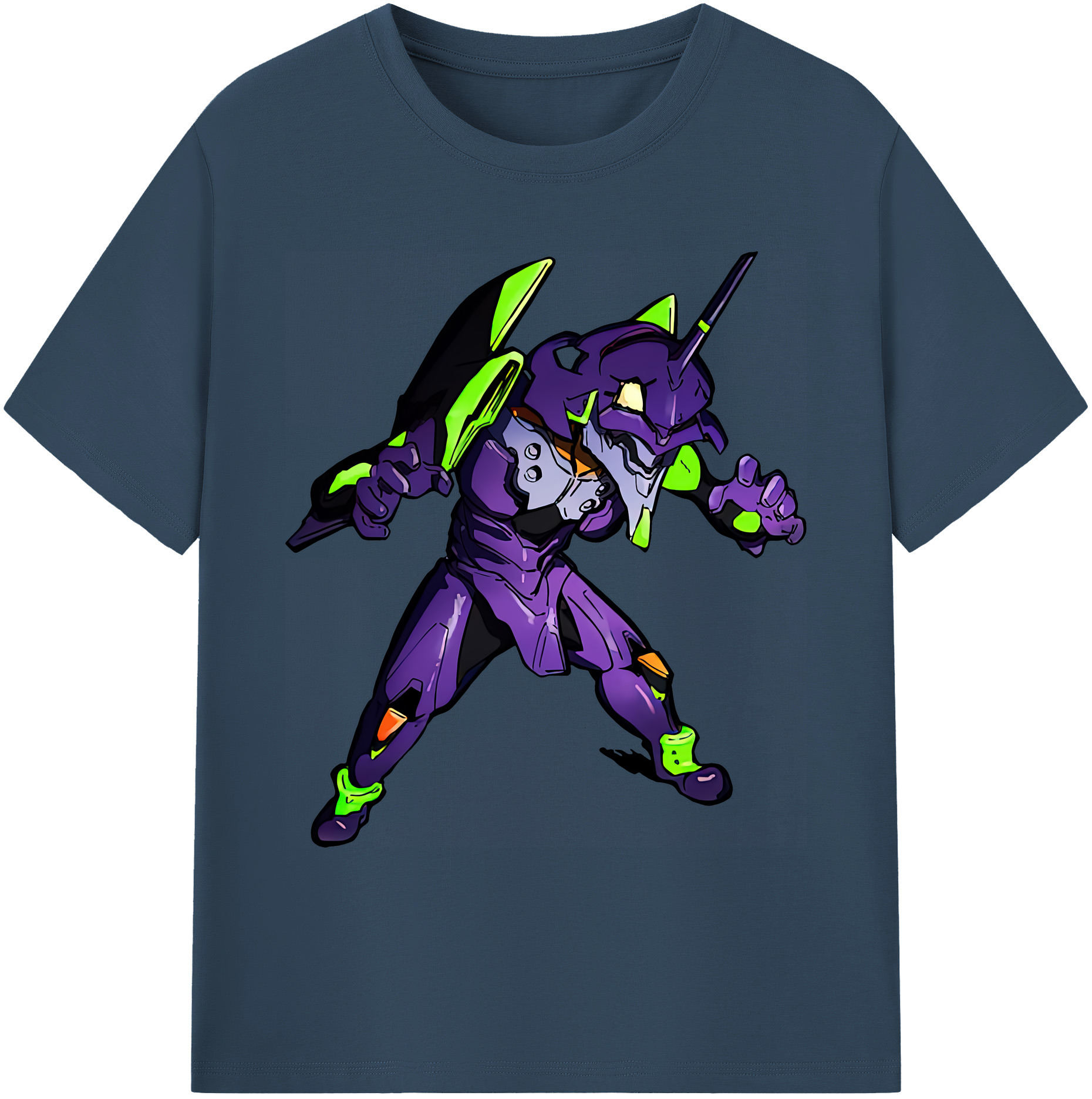（画像用） EVA 新世紀エヴァンゲリオン 綿100％ メンズ半袖Tシャツ｜肌触りやわらか＆通気性