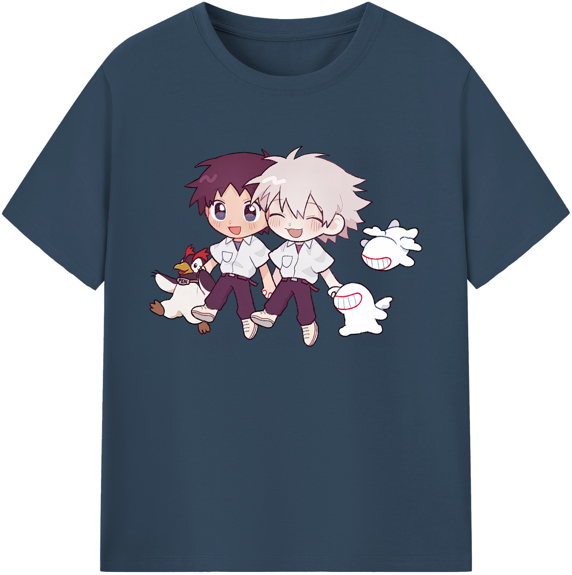 （画像用） EVA 新世紀エヴァンゲリオン 綿100％ メンズ半袖Tシャツ｜肌触りやわらか＆通気性