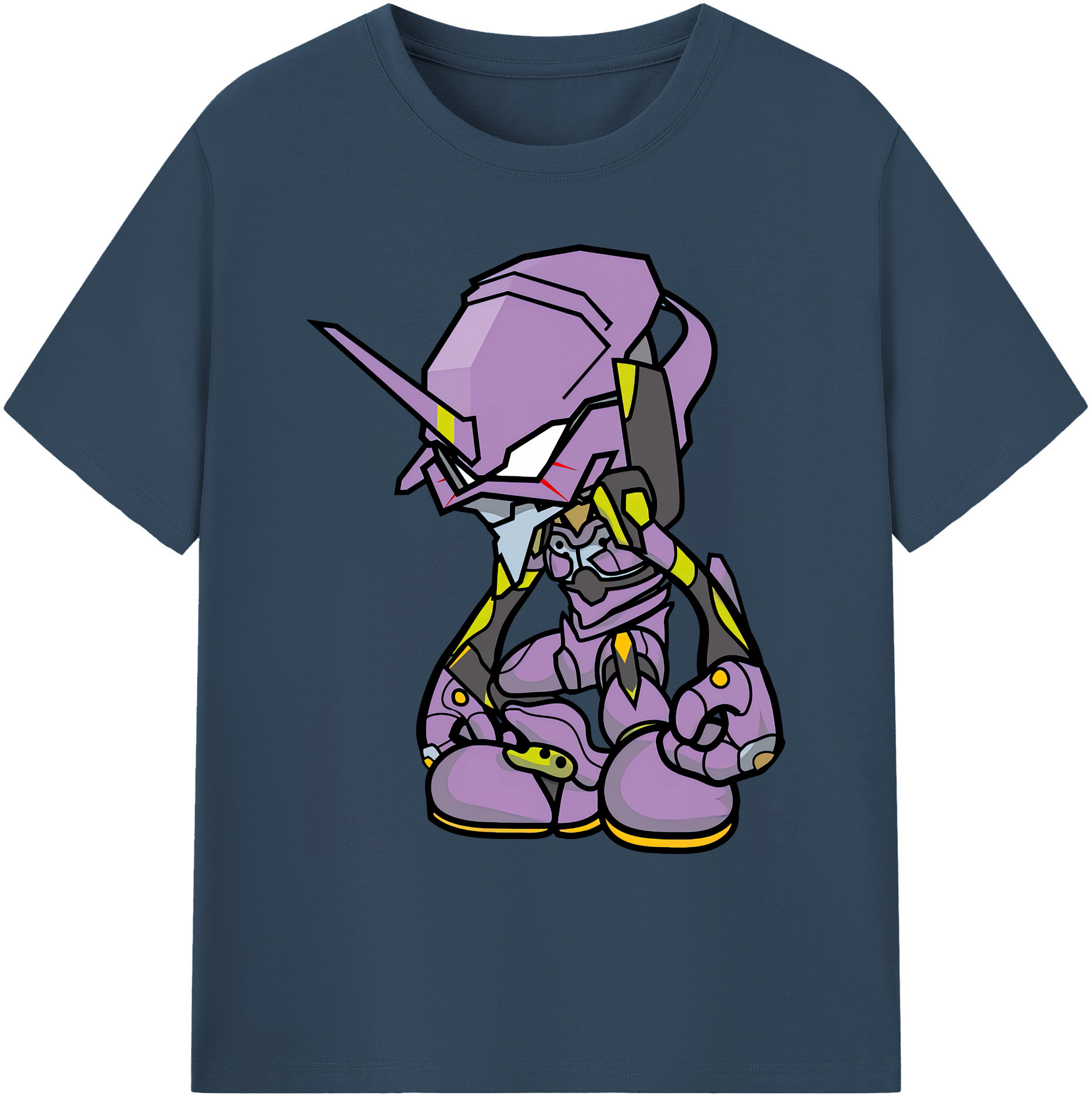 （画像用） EVA 新世紀エヴァンゲリオン 綿100％ メンズ半袖Tシャツ｜肌触りやわらか＆通気性