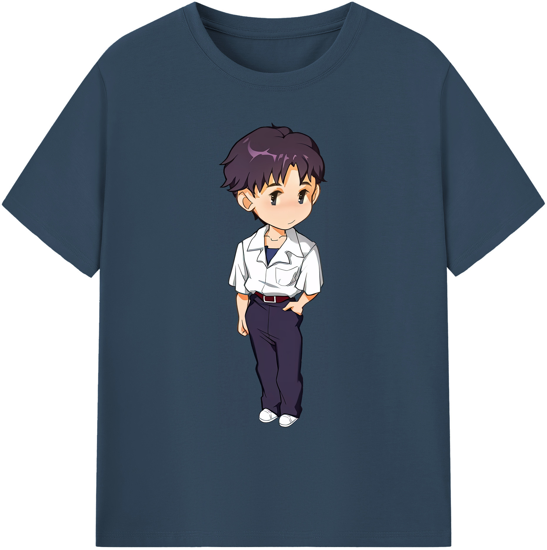 （画像用） EVA 新世紀エヴァンゲリオン 綿100％ メンズ半袖Tシャツ｜肌触りやわらか＆通気性