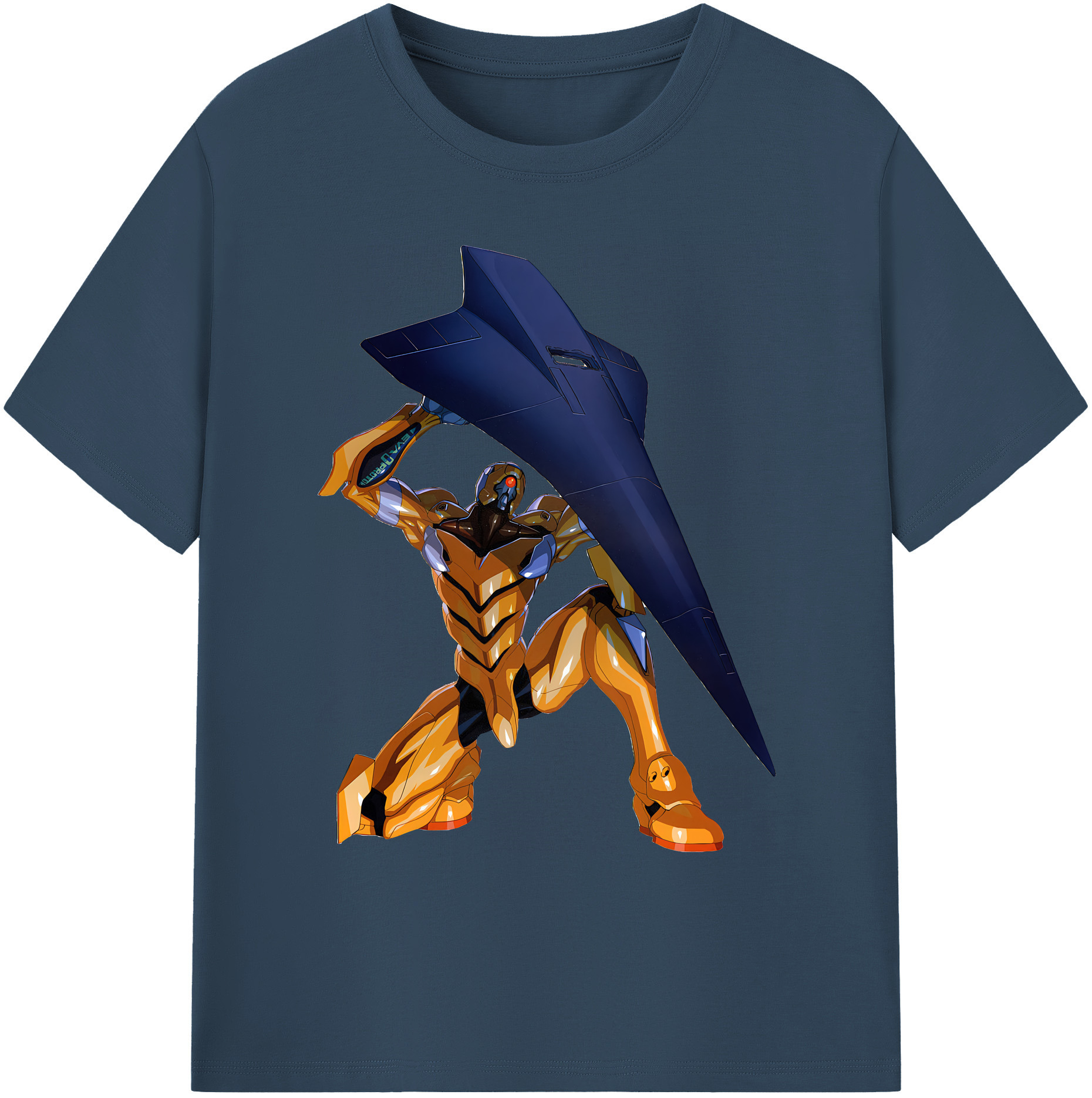 （画像用） EVA 新世紀エヴァンゲリオン 綿100％ メンズ半袖Tシャツ｜肌触りやわらか＆通気性