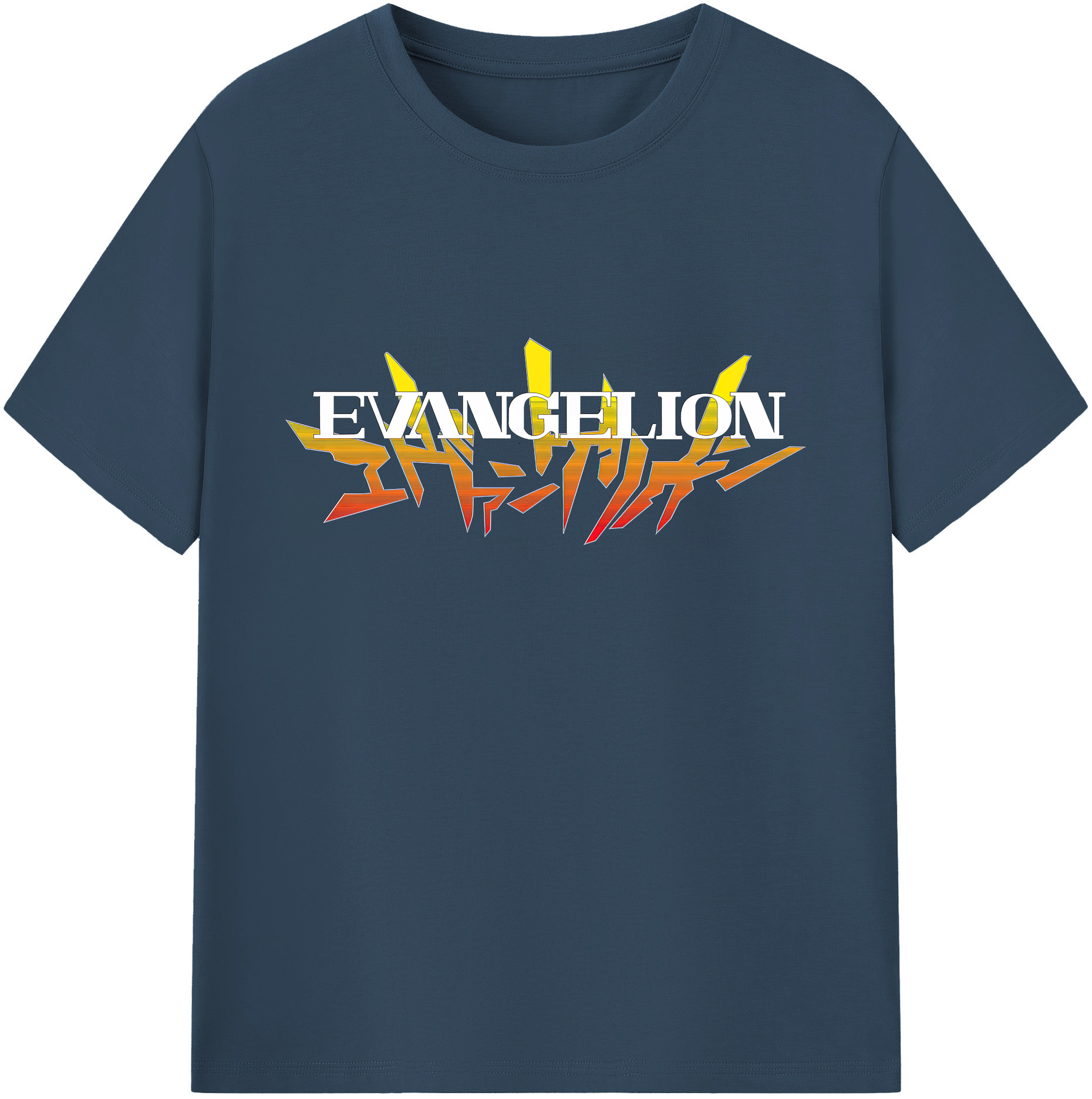 （画像用） EVA 新世紀エヴァンゲリオン 綿100％ メンズ半袖Tシャツ｜肌触りやわらか＆通気性