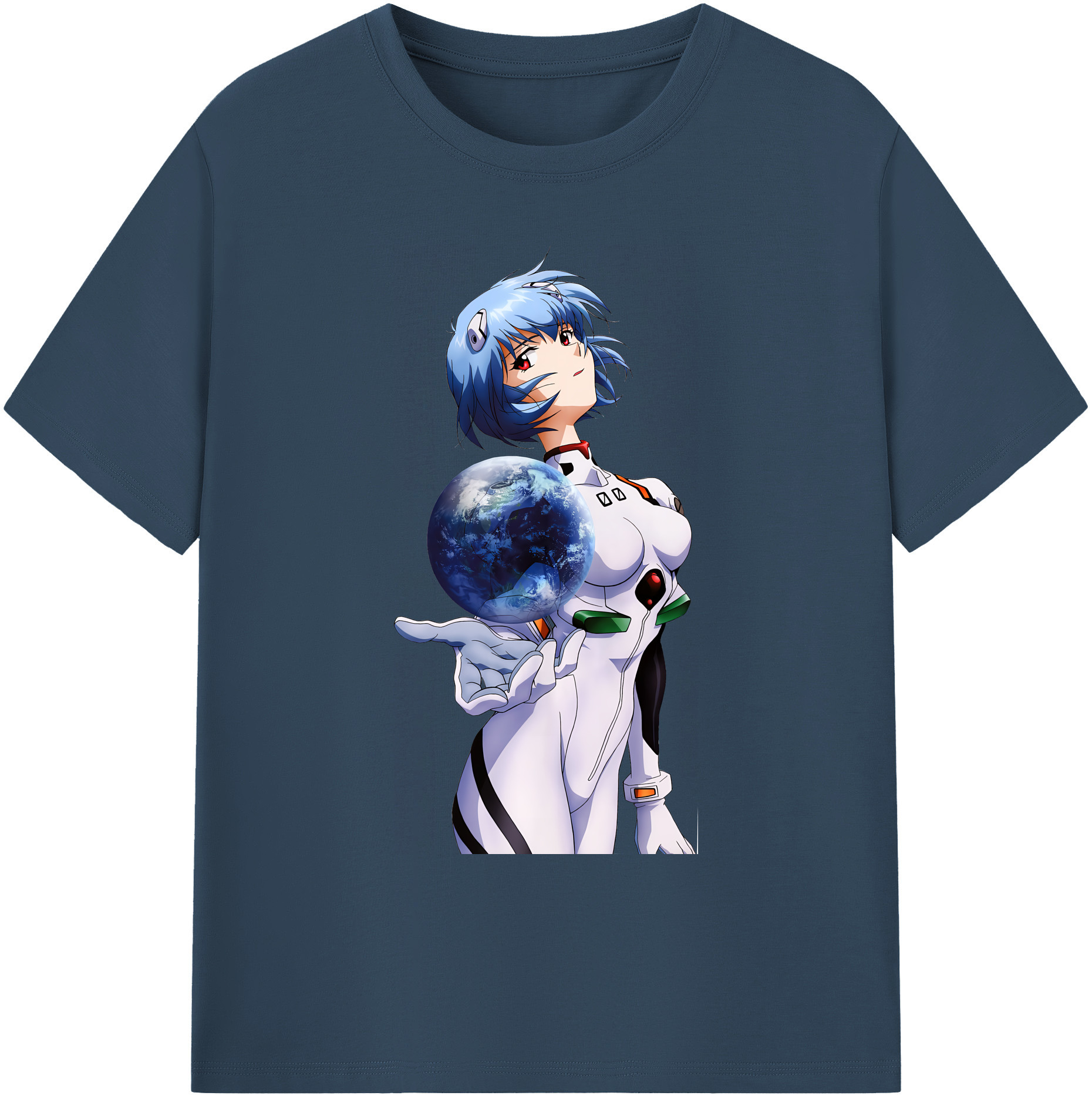（画像用） EVA 新世紀エヴァンゲリオン 綿100％ メンズ半袖Tシャツ｜肌触りやわらか＆通気性
