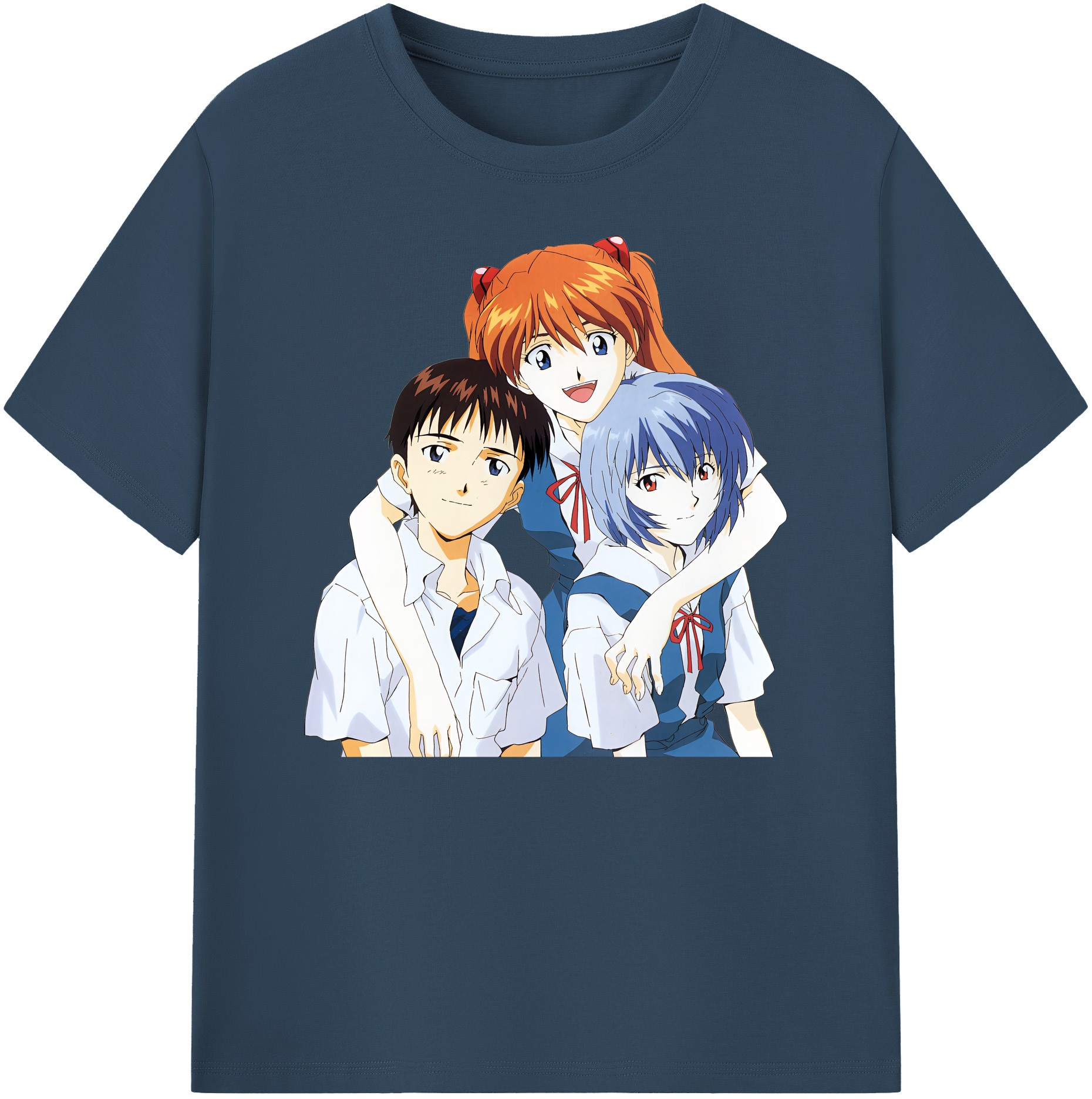 （画像用） EVA 新世紀エヴァンゲリオン 綿100％ メンズ半袖Tシャツ｜肌触りやわらか＆通気性
