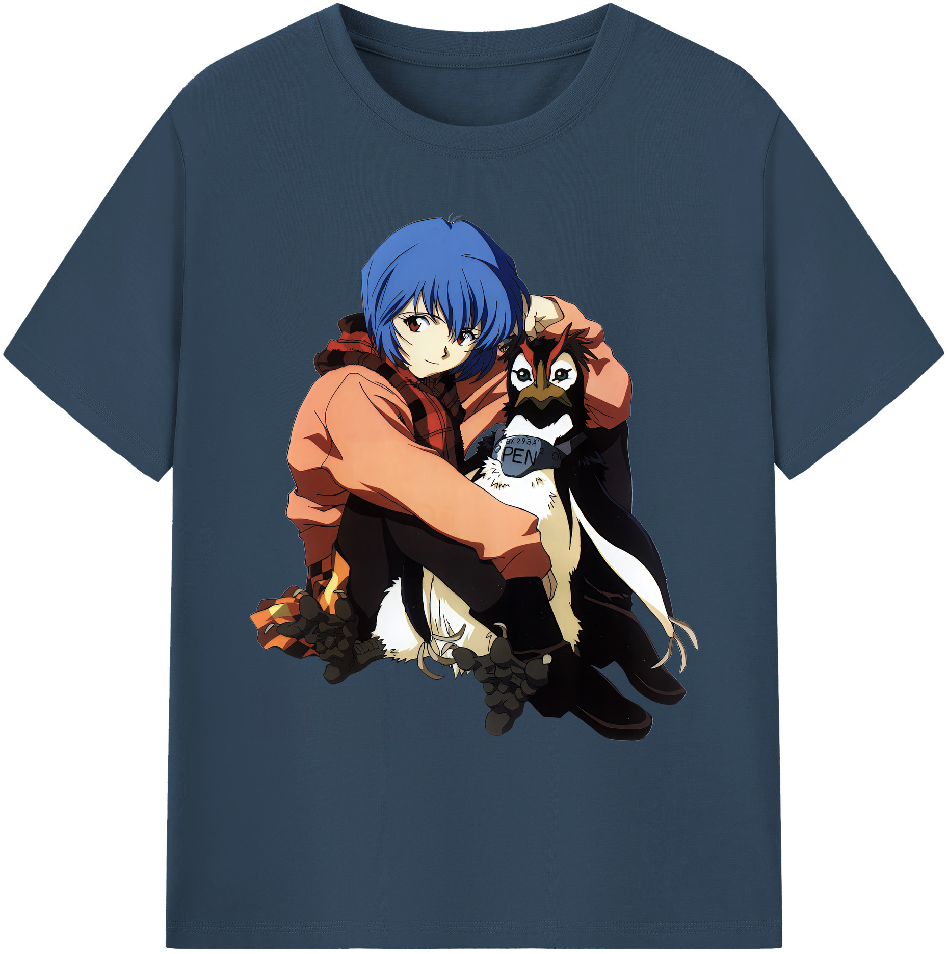 （画像用） EVA 新世紀エヴァンゲリオン 綿100％ メンズ半袖Tシャツ｜肌触りやわらか＆通気性